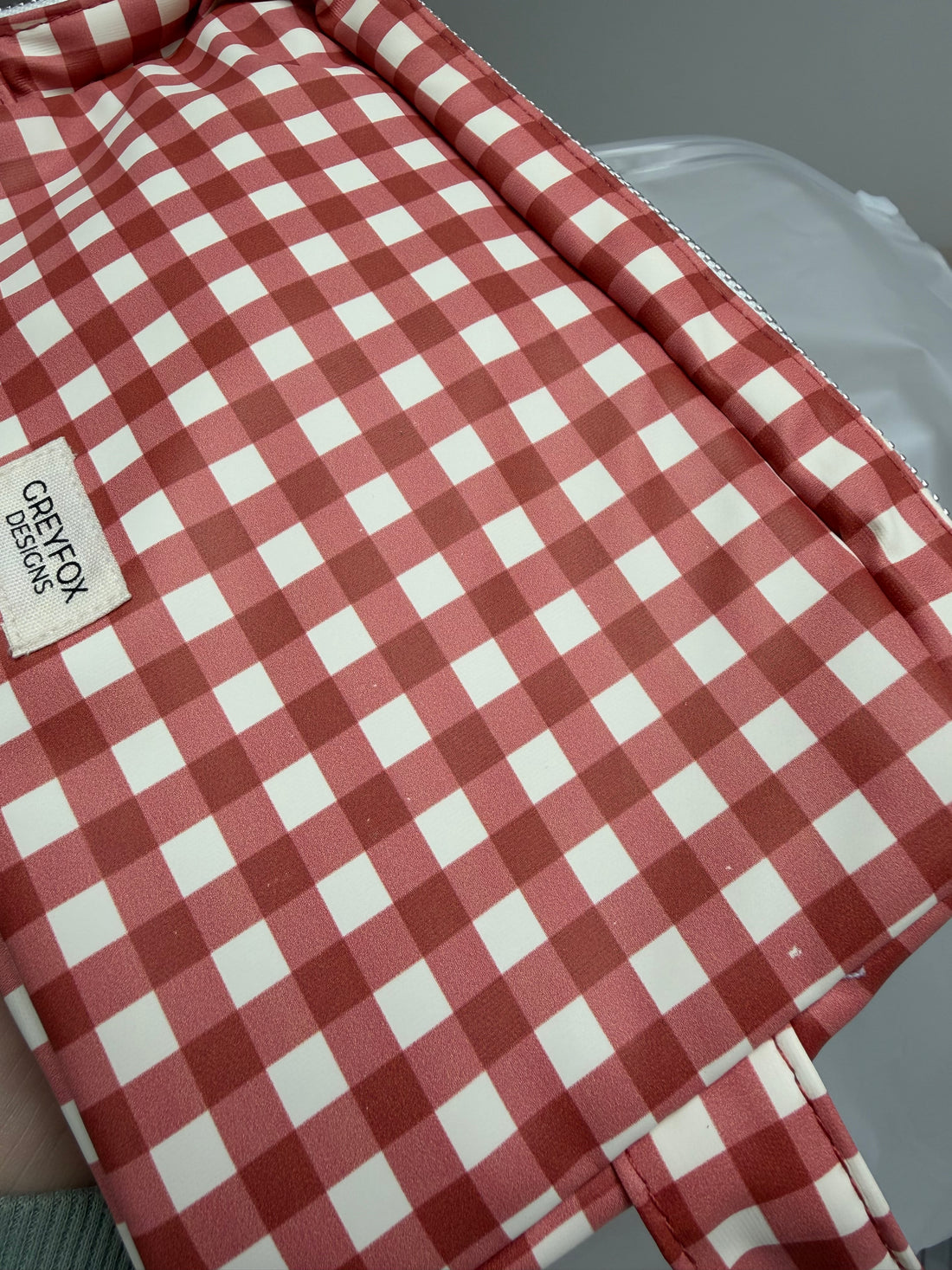 Wipe Pouch - Berry Gingham