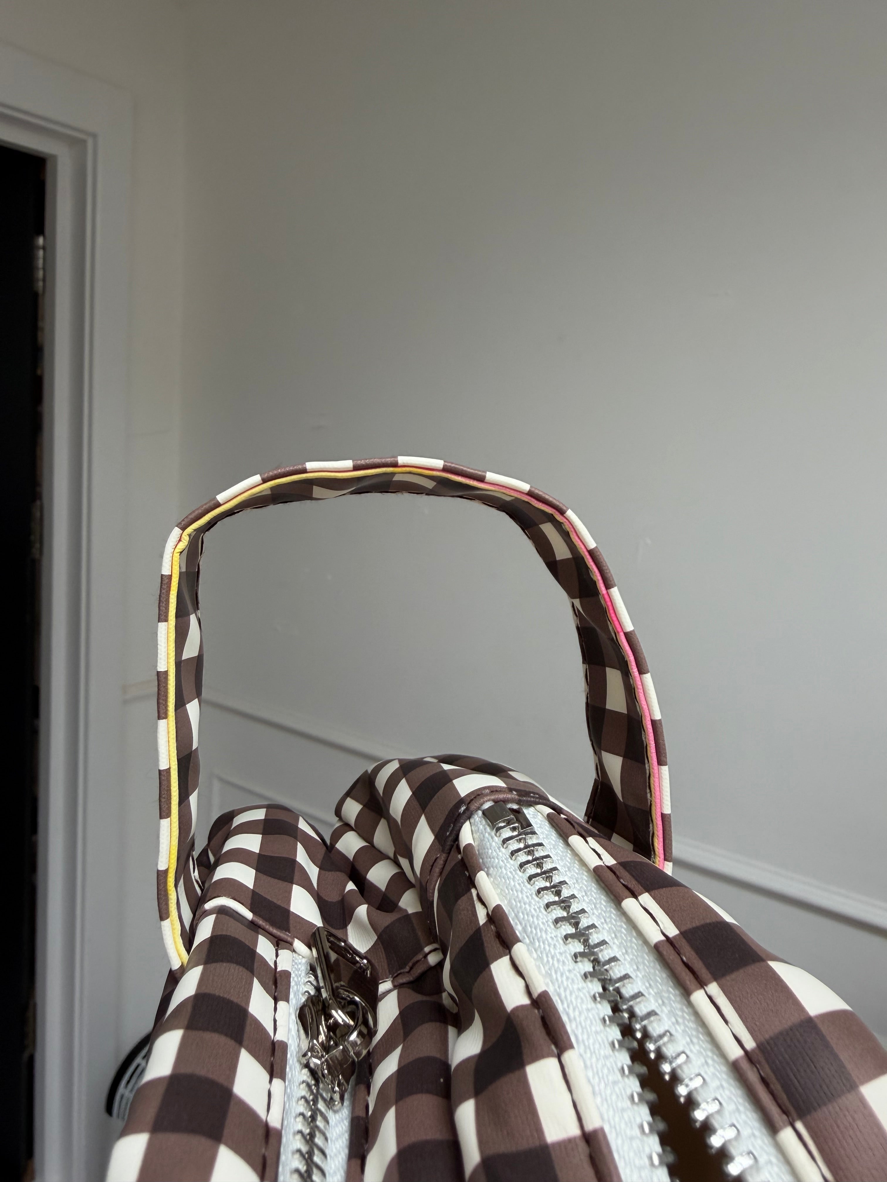 Wipe Pouch - Espresso Gingham