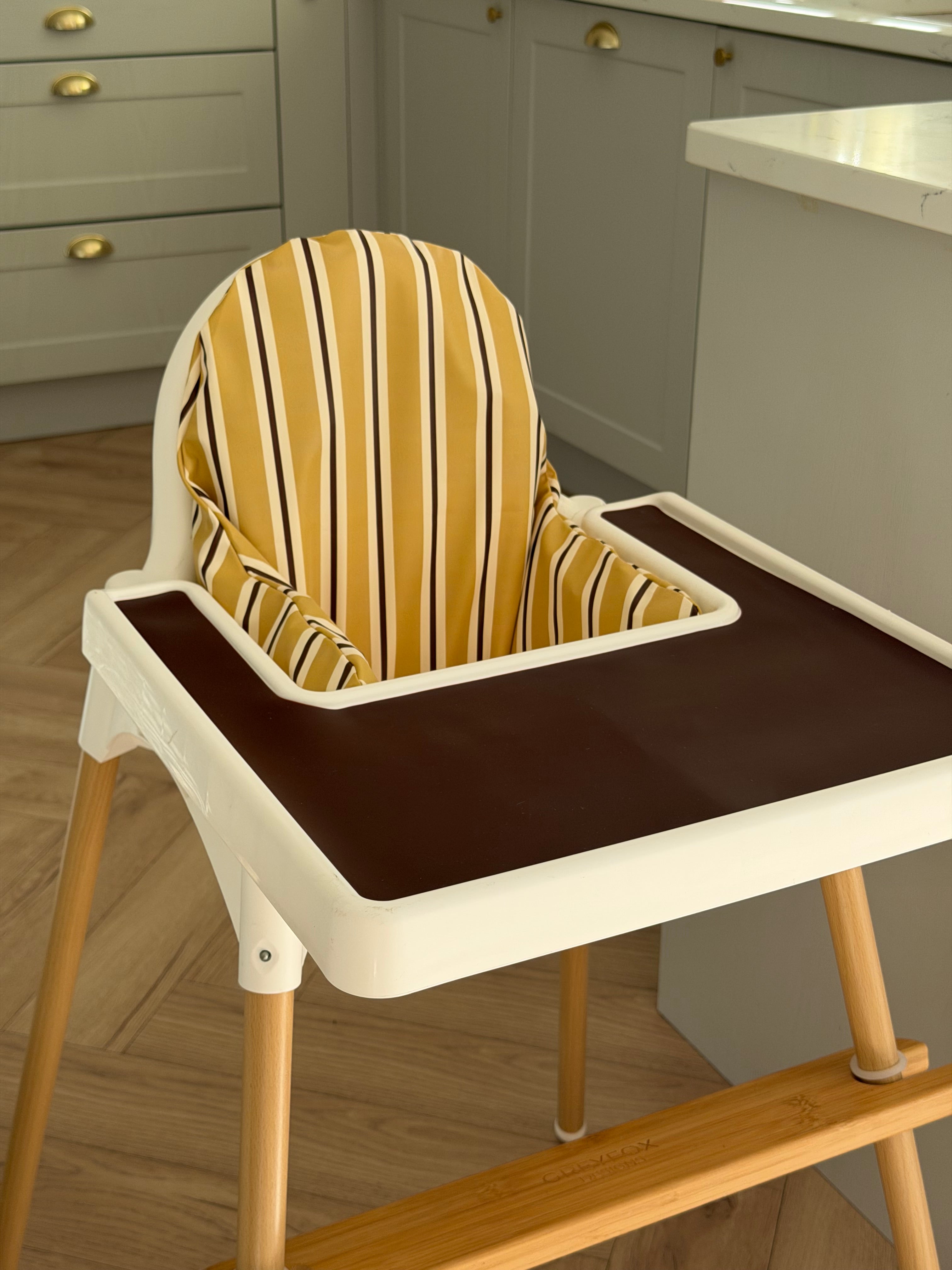 Mustard Stripe Cushion Cover
