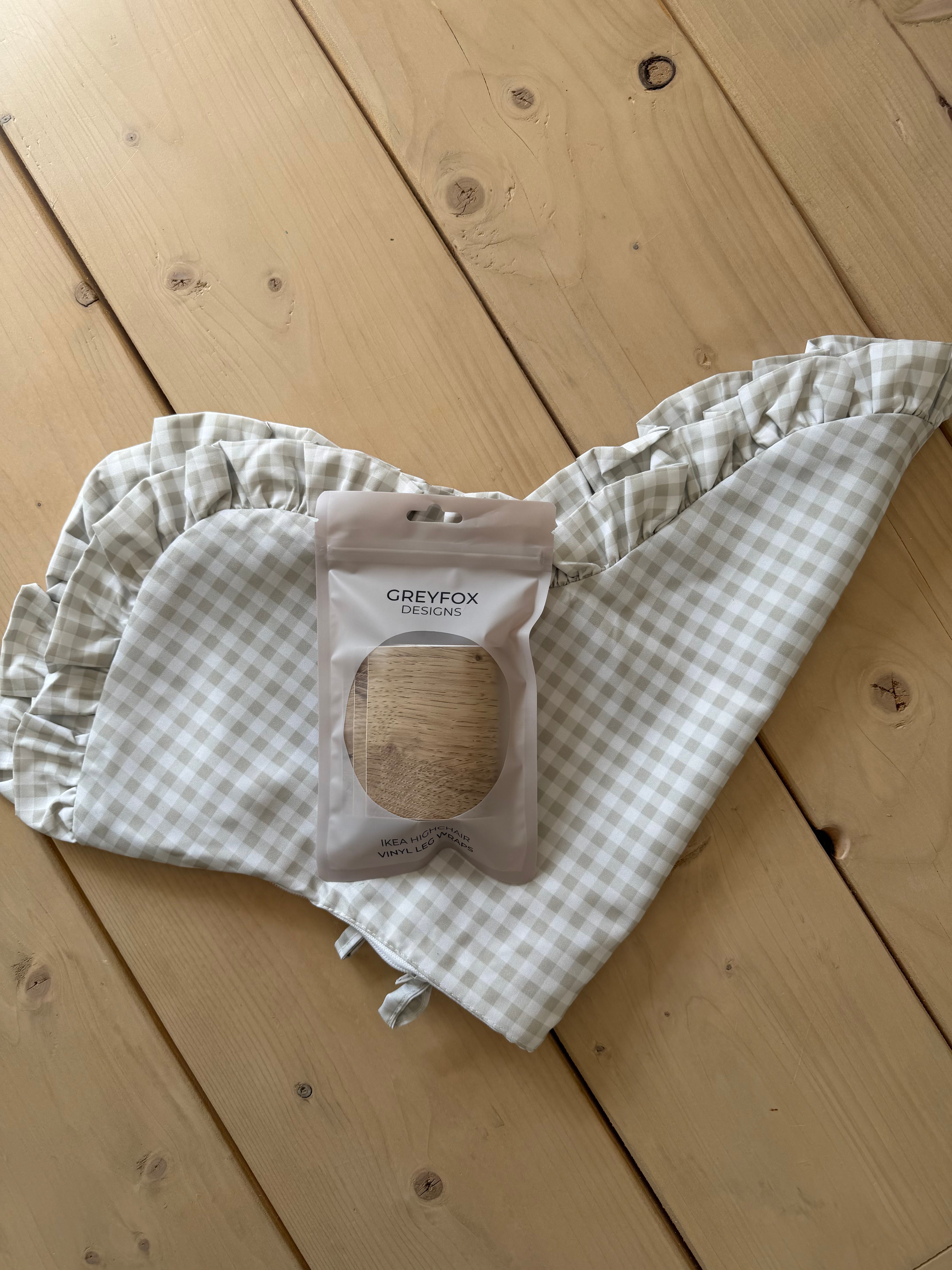 Oyster Gingham/Leg Wrap Bundle