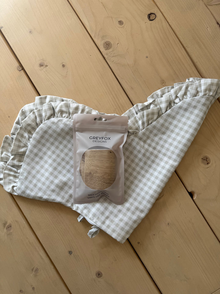 Oyster Gingham/Leg Wrap Bundle