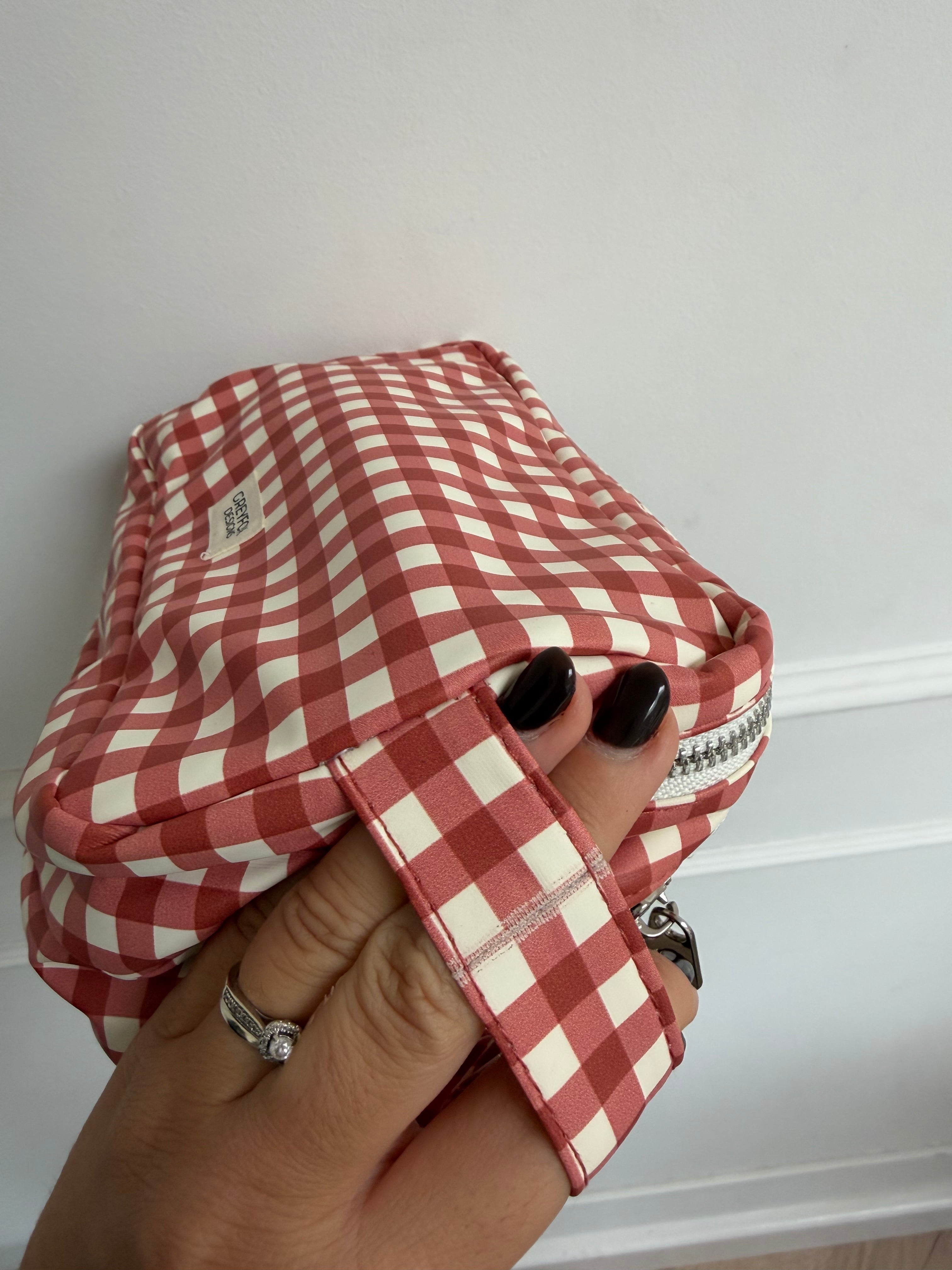Wipe Pouch - Berry Gingham