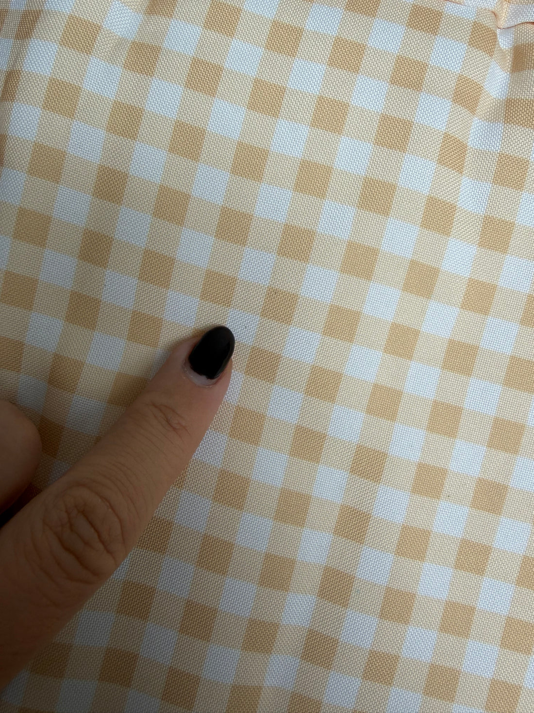 Lemon Gingham 2 in 1 Cushion - MINOR DEFECTS