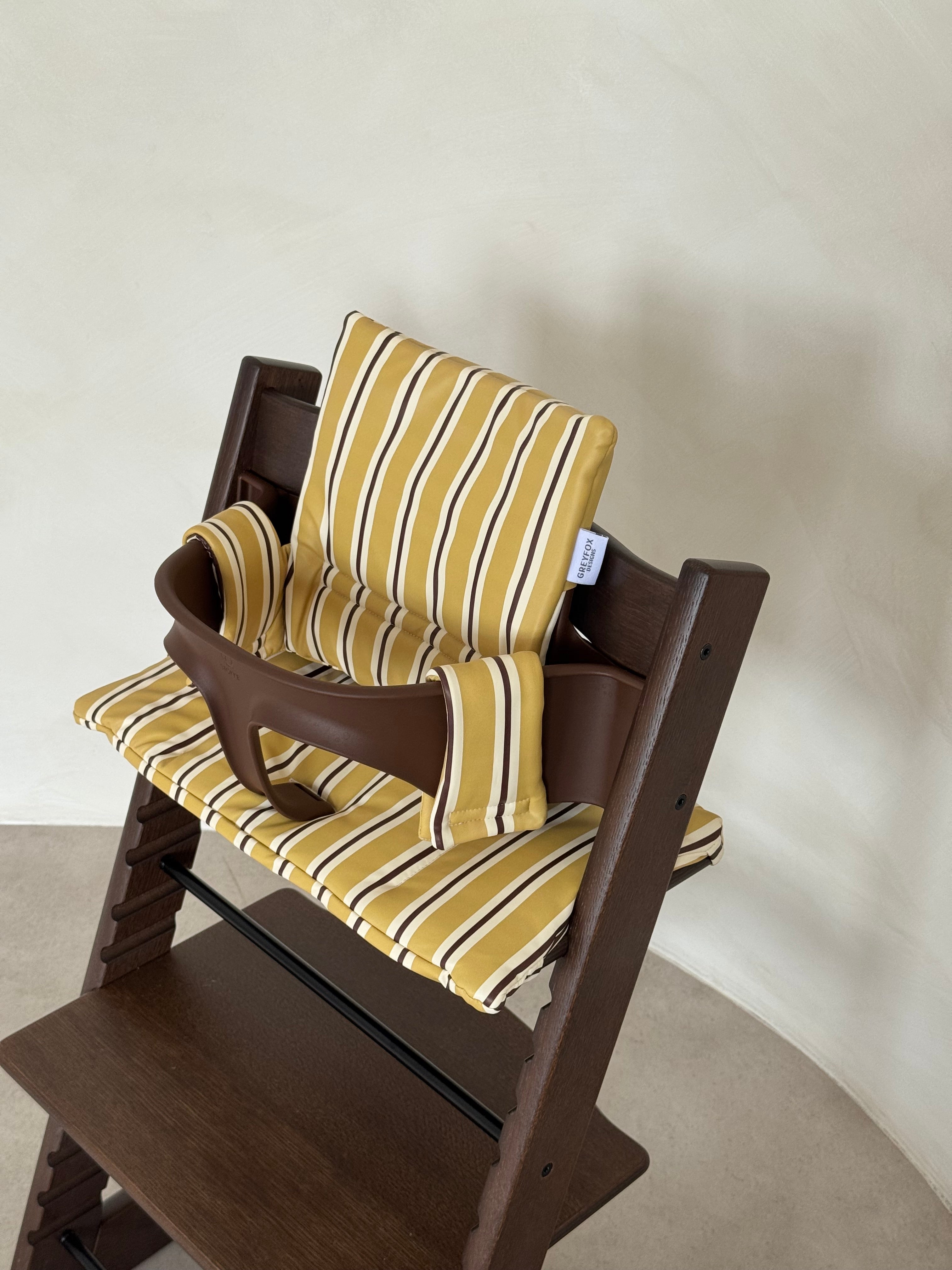 Mustard Stripe 2 in 1 Cushion
