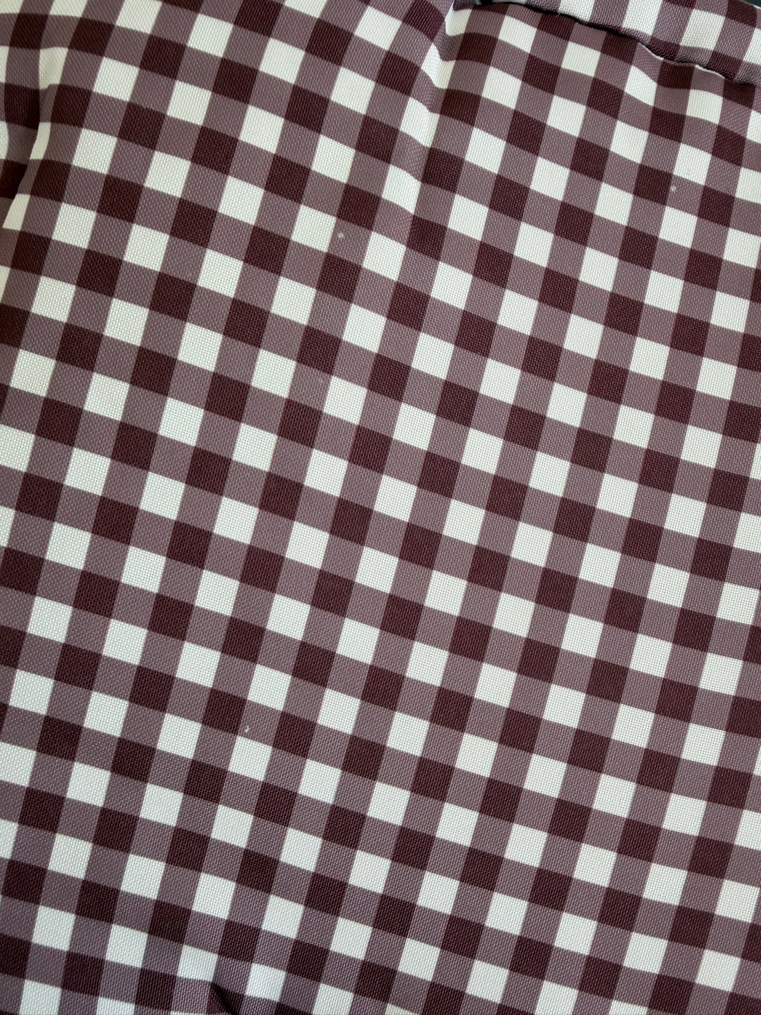 Mulberry Gingham 2 in 1 Cushion - Defect