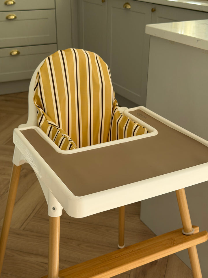 Mustard Stripe Cushion Cover
