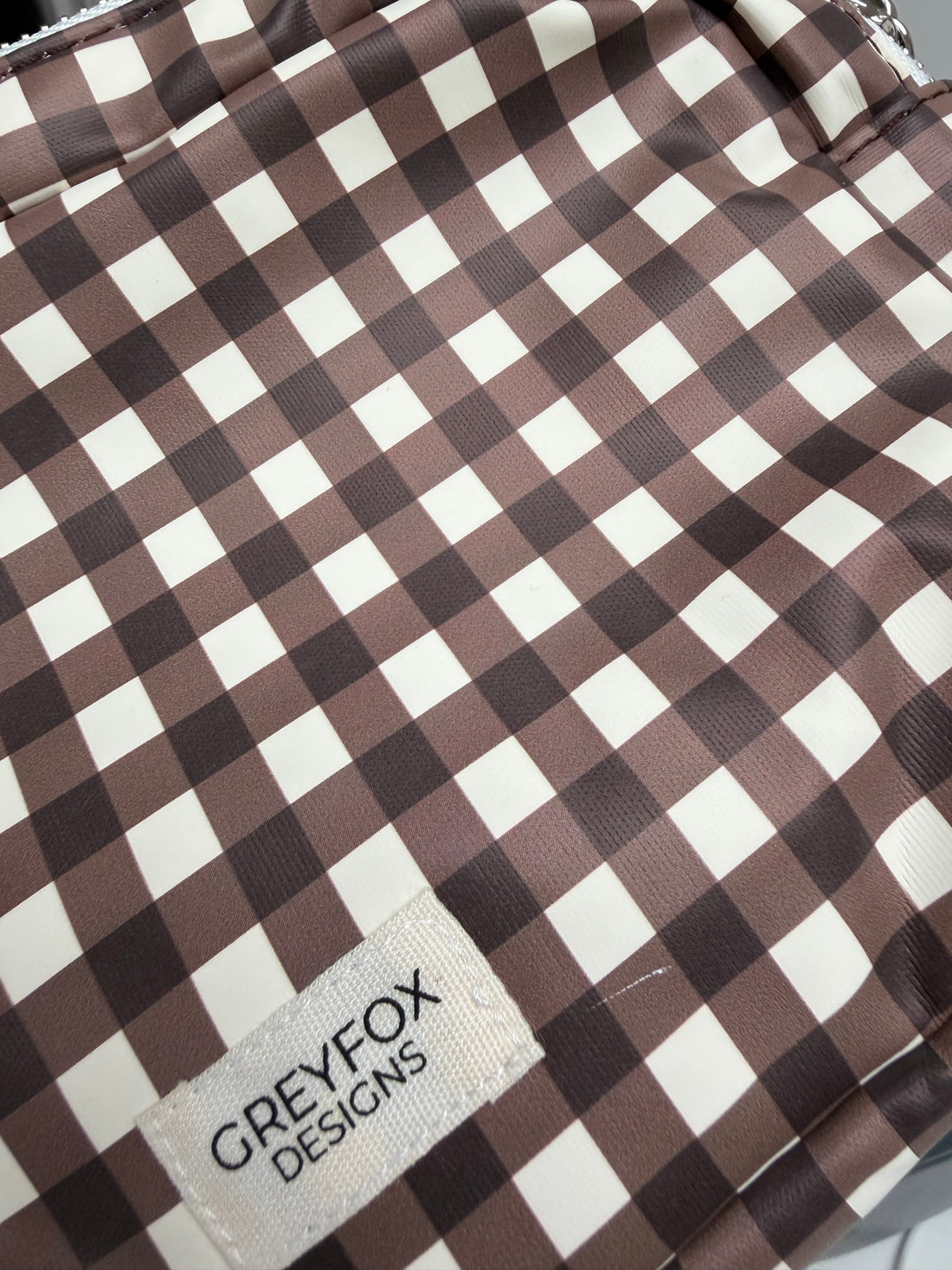 Wipe Pouch - Espresso Gingham