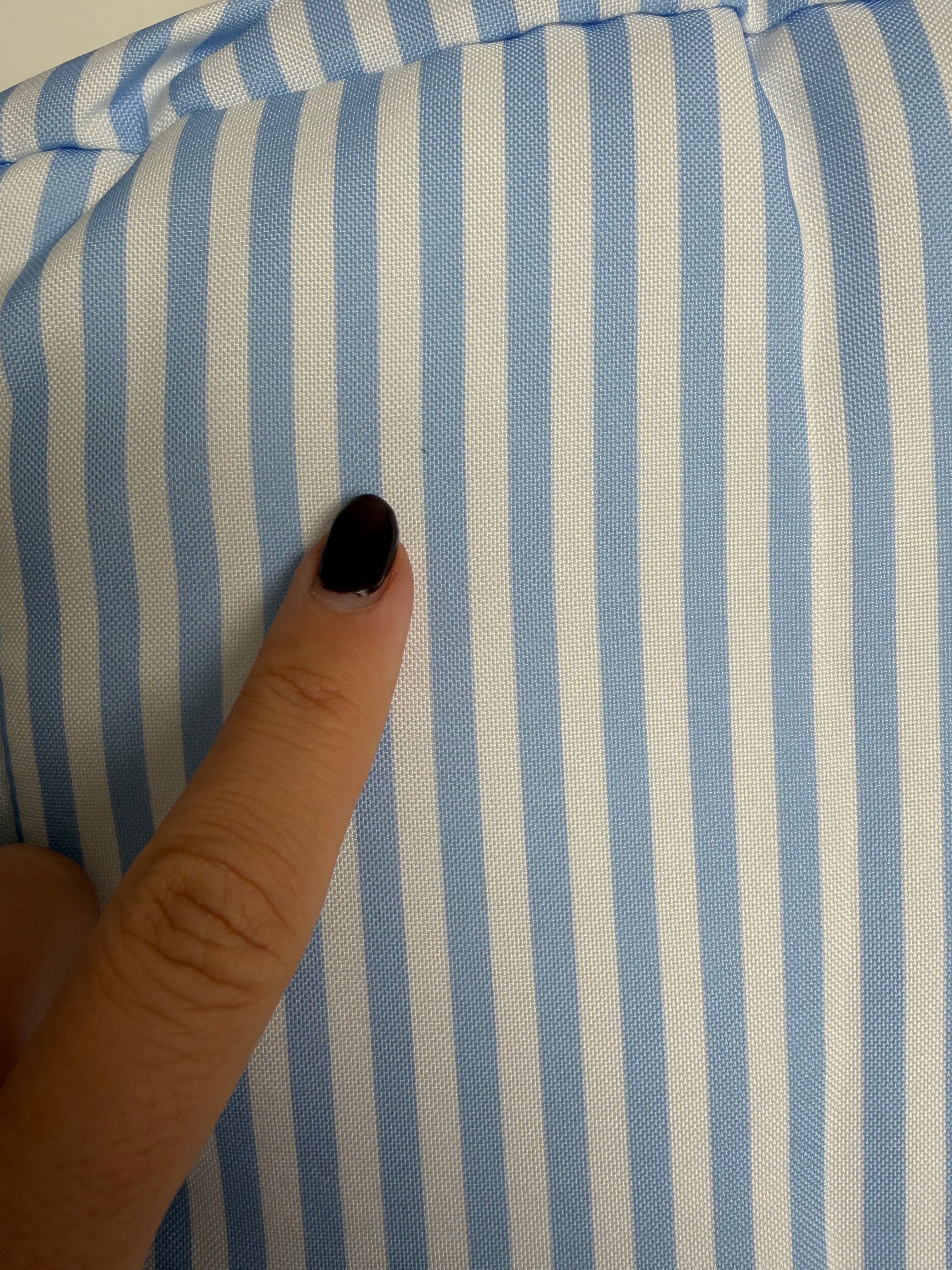 Harbour Blue Stripe 2 in 1 Cushion - MINOR DEFECT