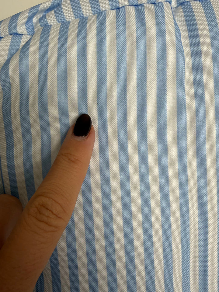 Harbour Blue Stripe 2 in 1 Cushion - MINOR DEFECT
