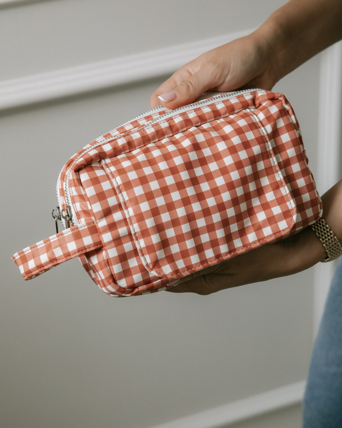 Wipe Pouch - Berry Gingham
