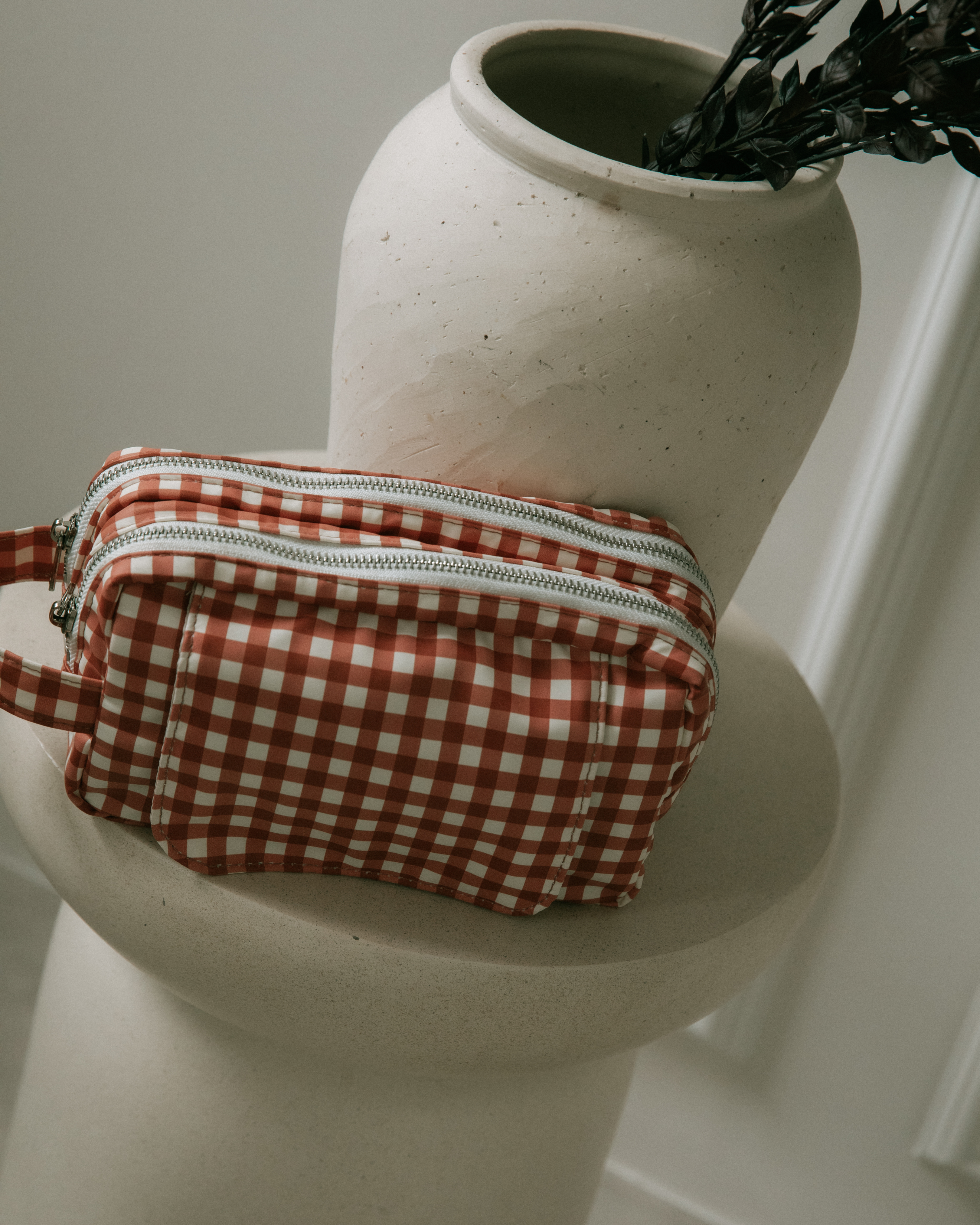 Wipe Pouch - Berry Gingham
