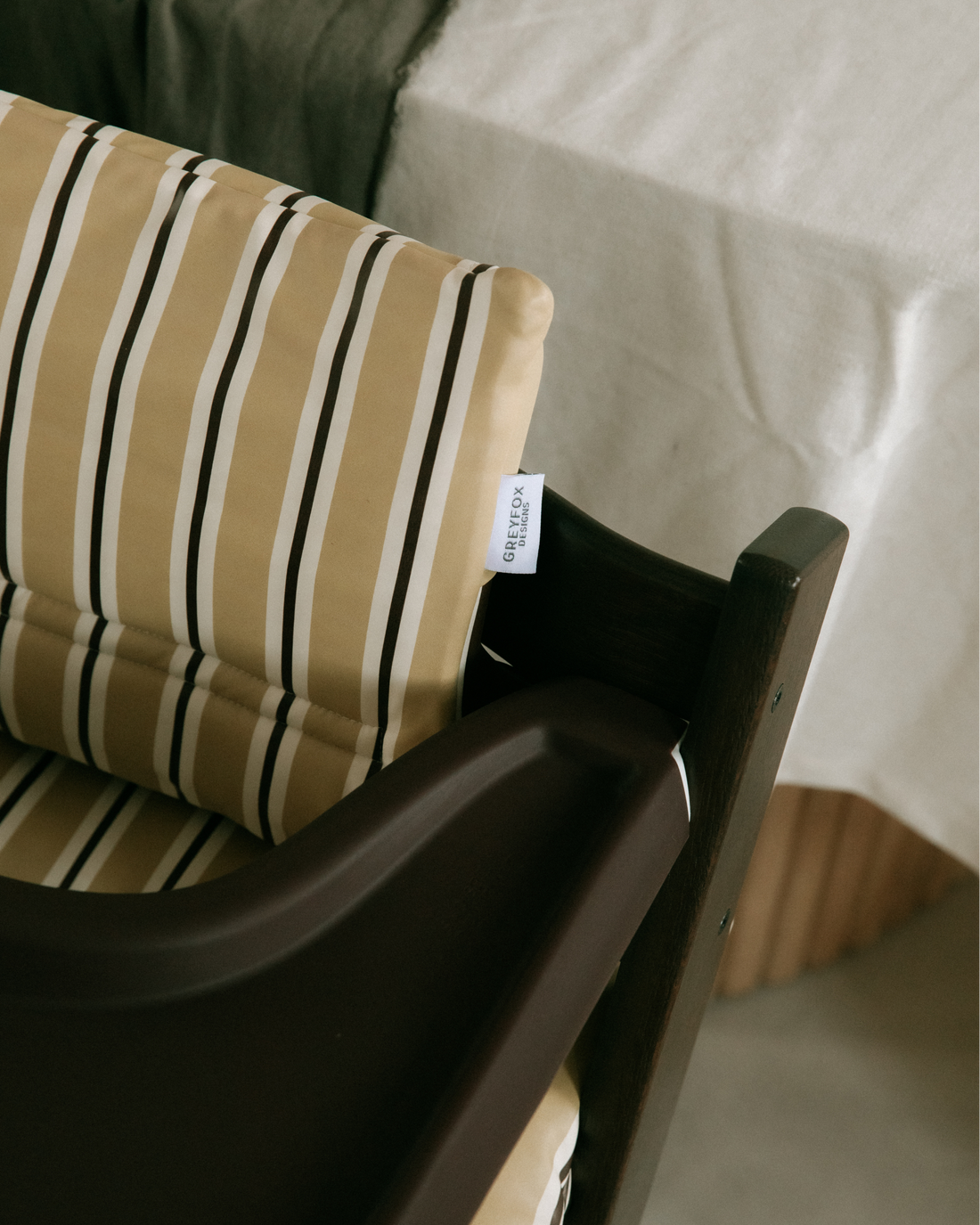 Mustard Stripe 2 in 1 Cushion