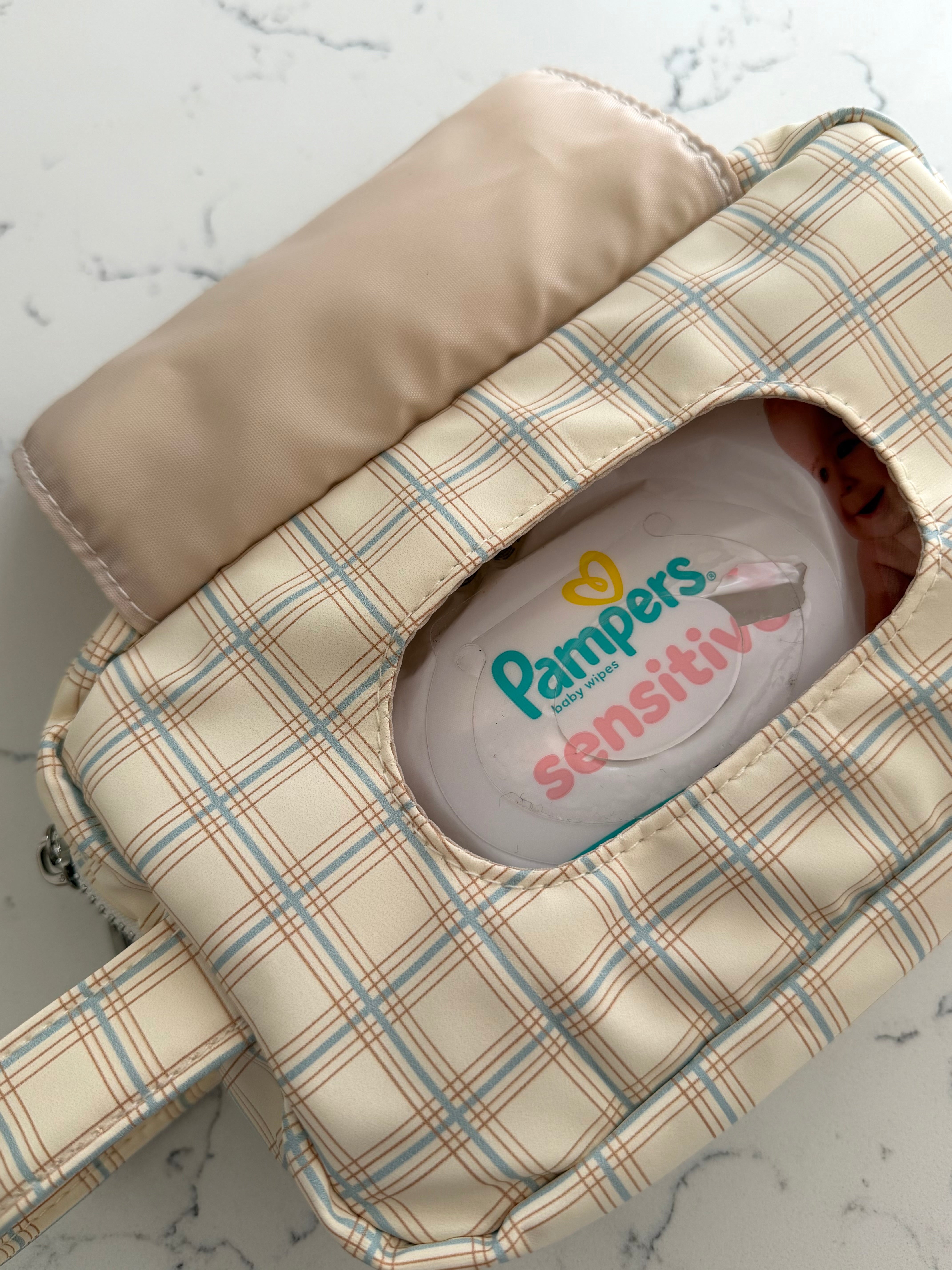 Wipe Pouch - Harbour Plaid