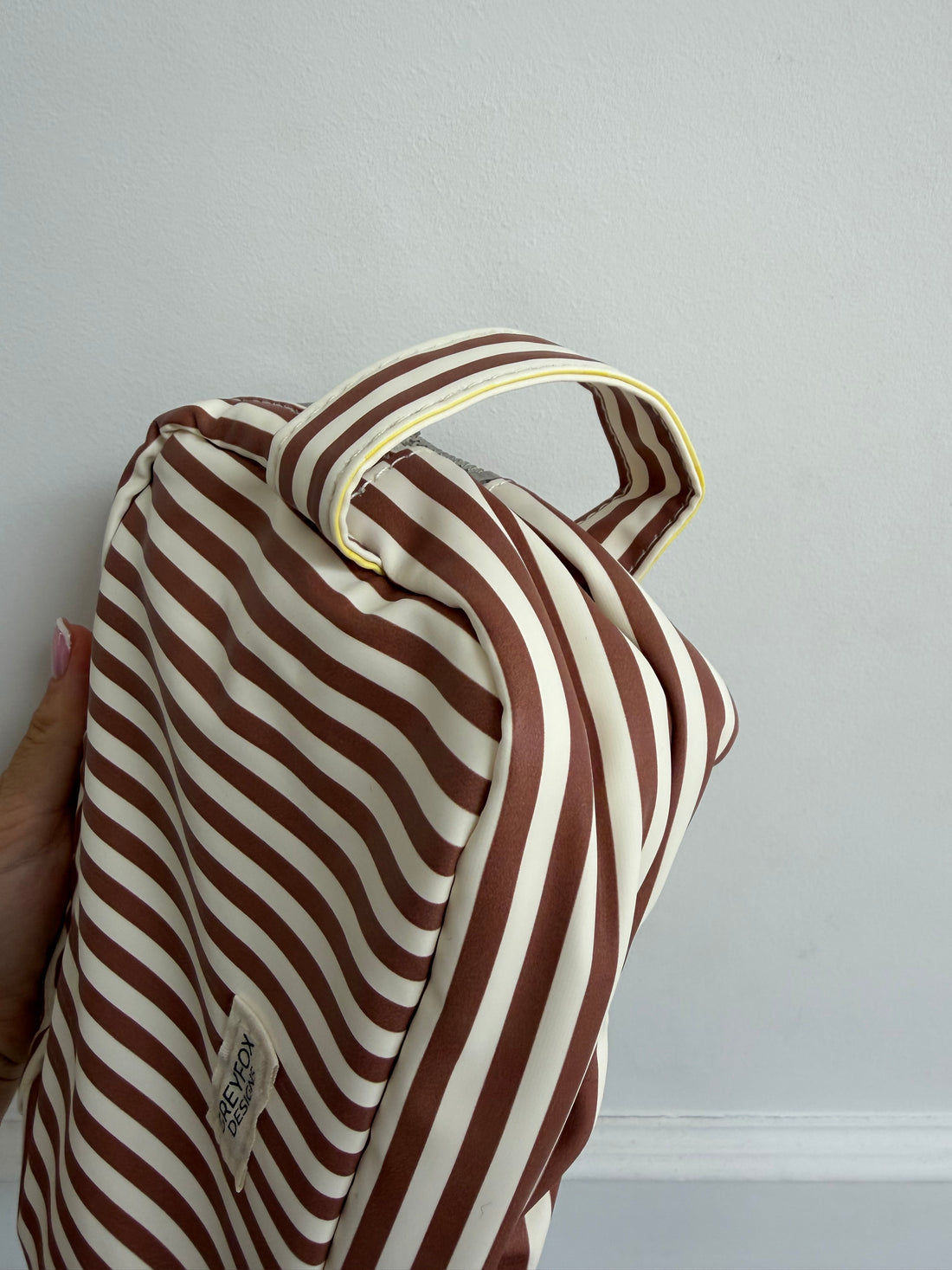 Wipe Pouch - Mocha Stripe