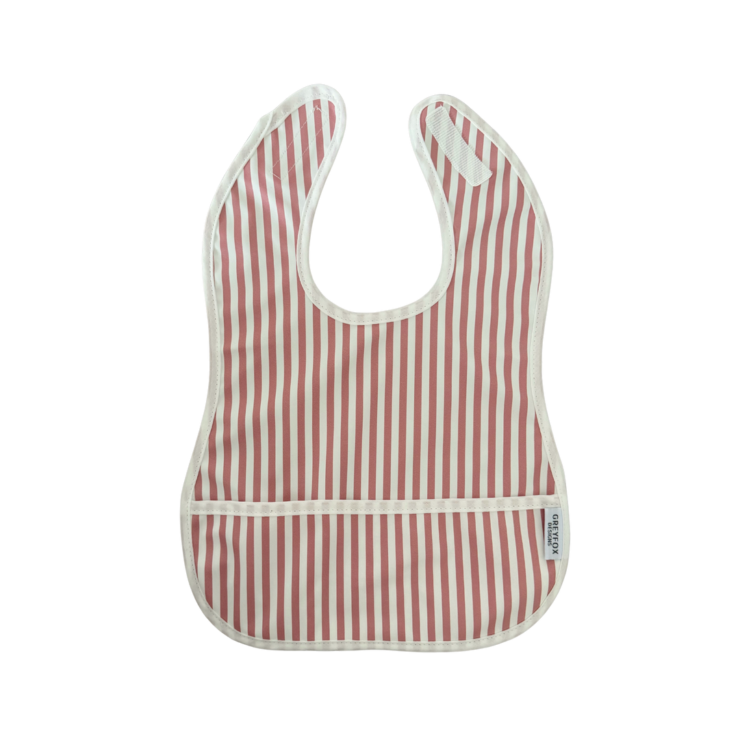 Pink Stripe - Mini Bib