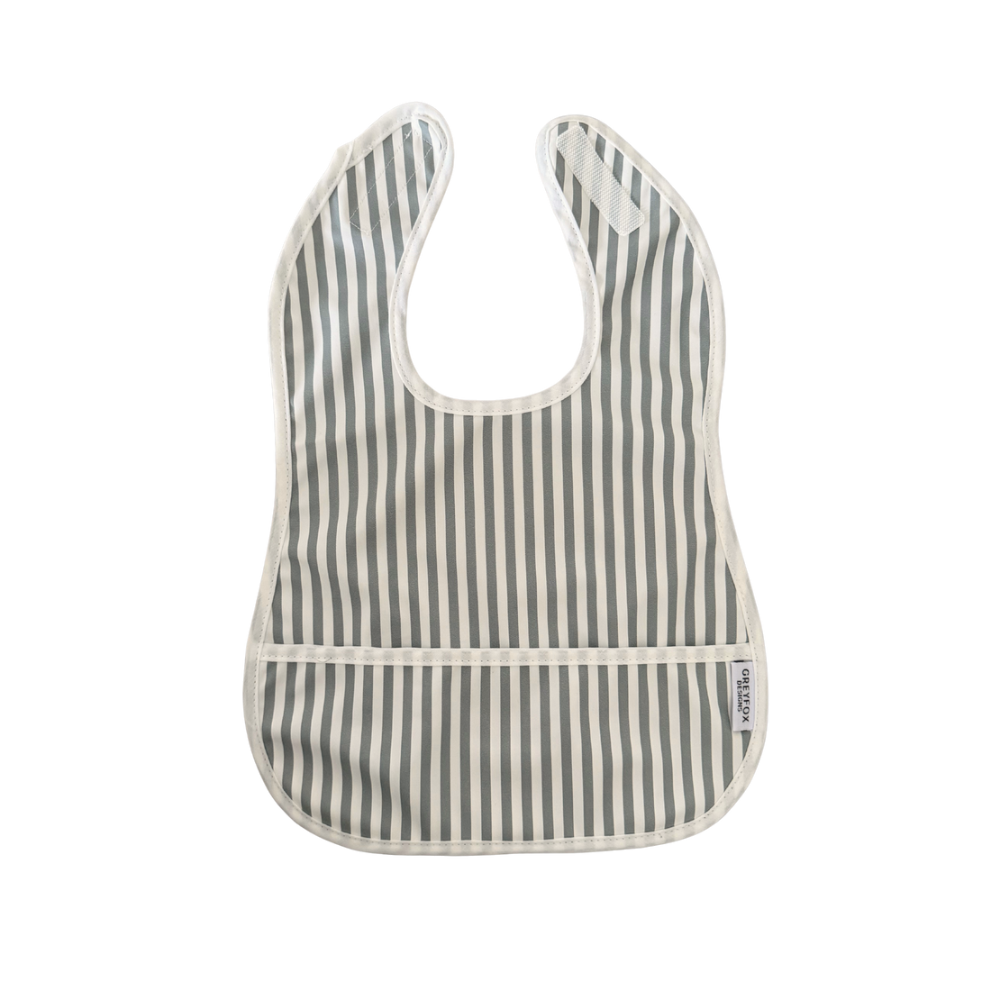 Sage Stripe - Mini Bib