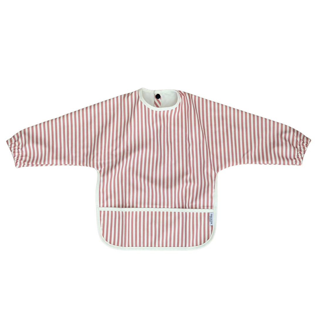Pink Stripe - Long Sleeved Bib