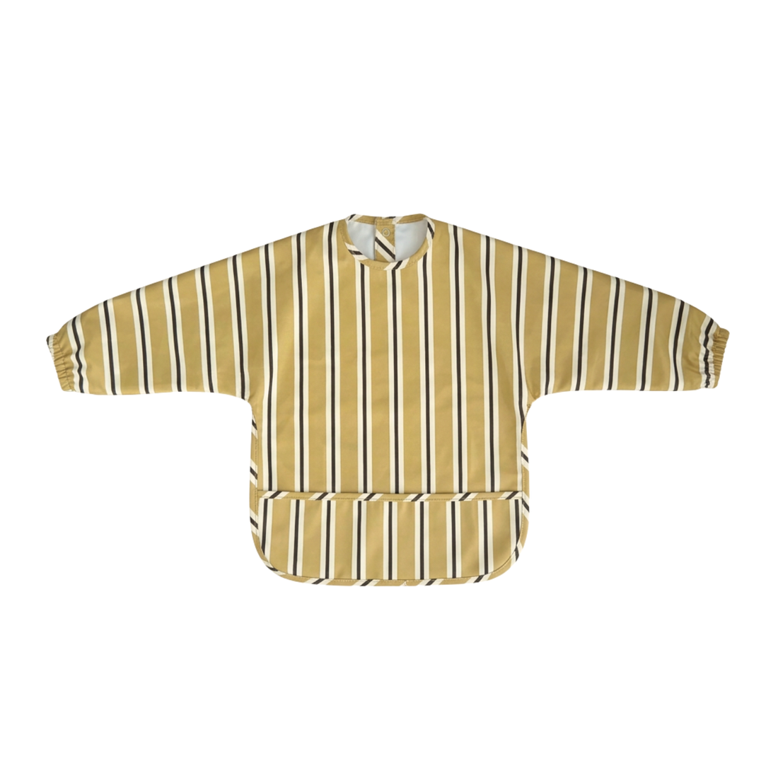 Mustard Stripe - Long Sleeved Bib