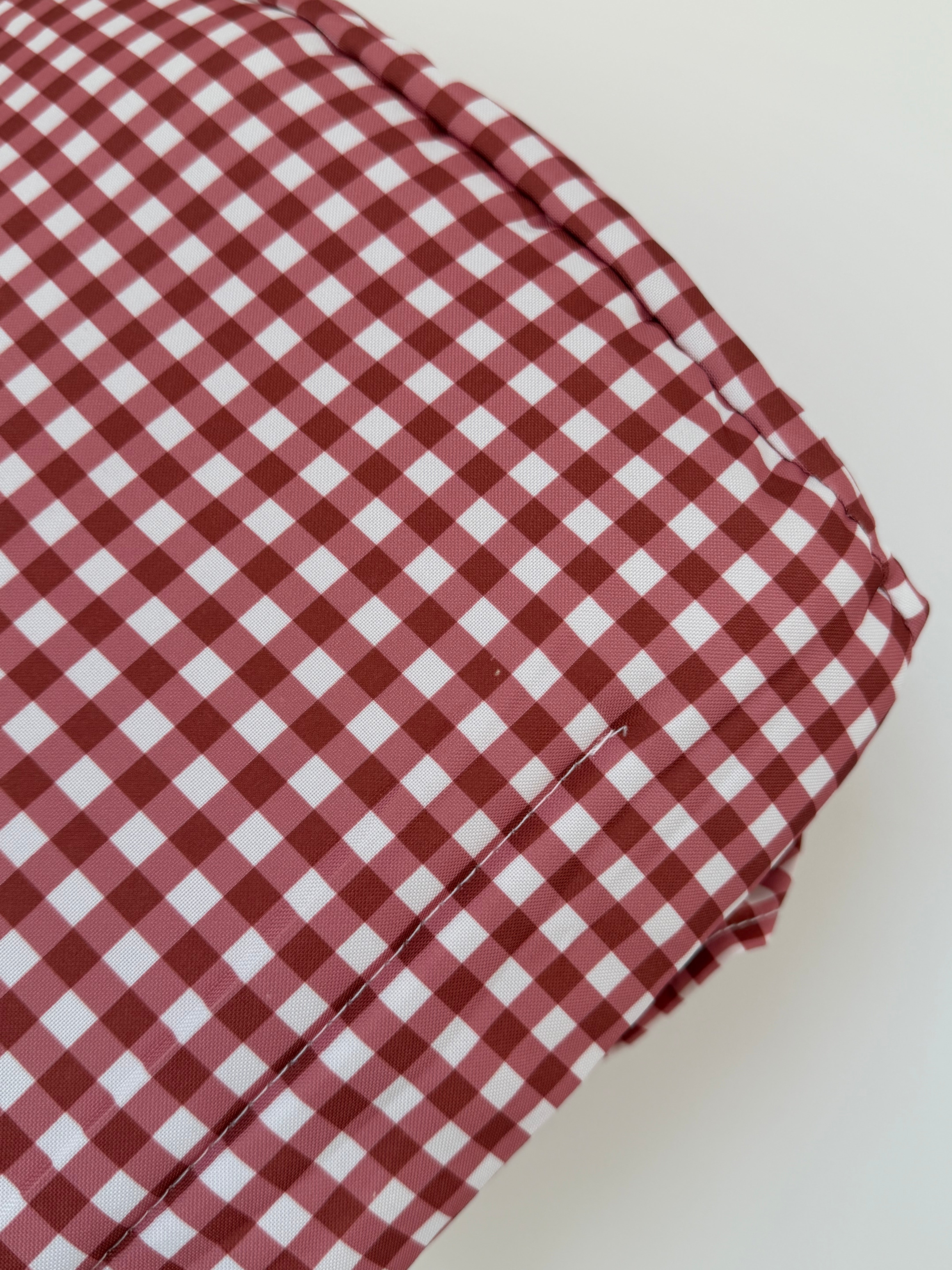 Berry Gingham 2 in 1 Cushion - Defect