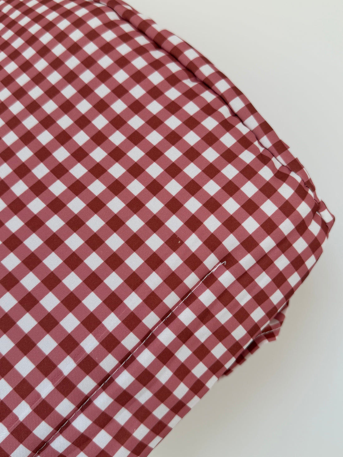 Berry Gingham 2 in 1 Cushion - Defect