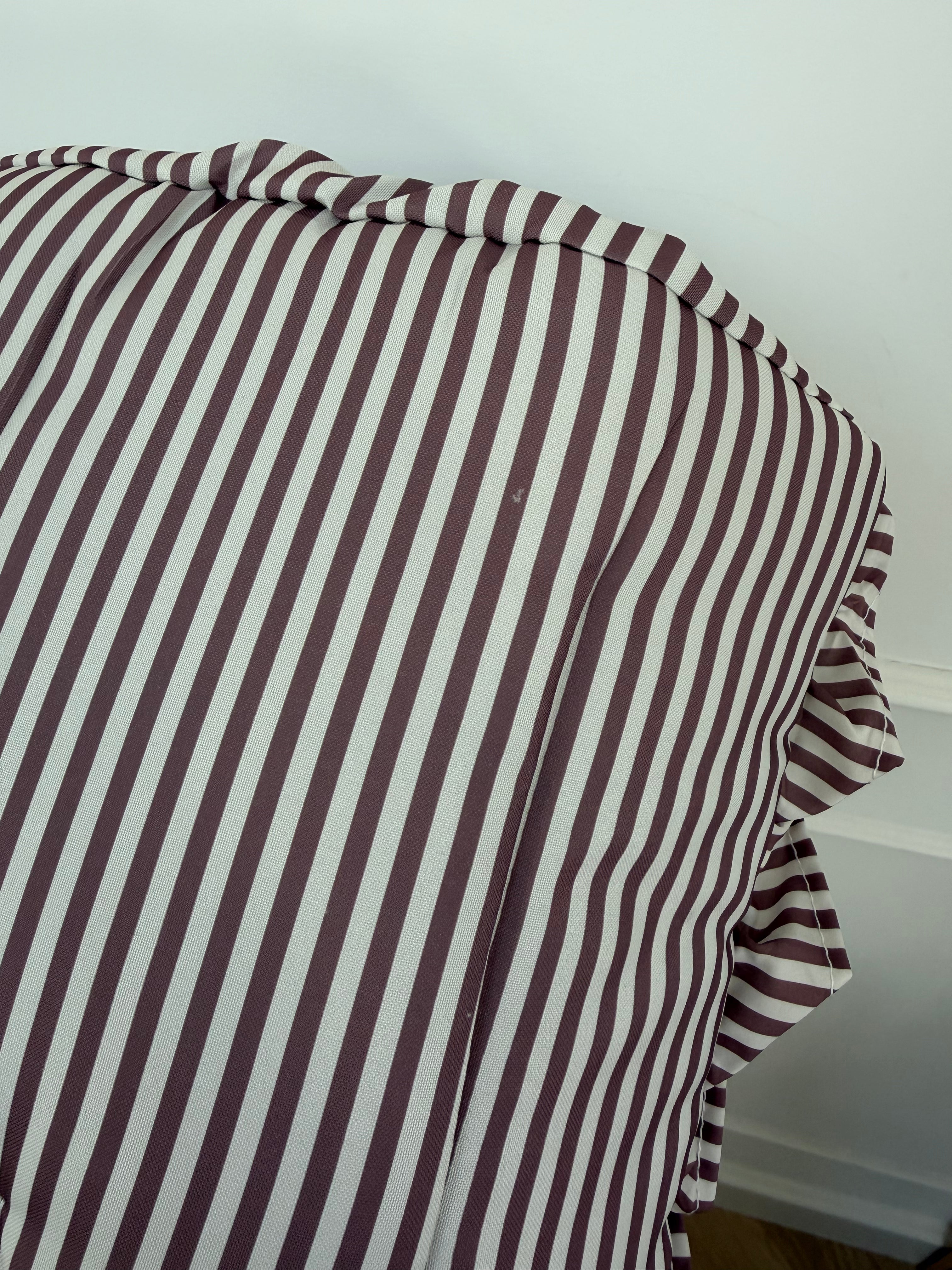 Mocha Stripe 2 in 1 Cushion - Defect A