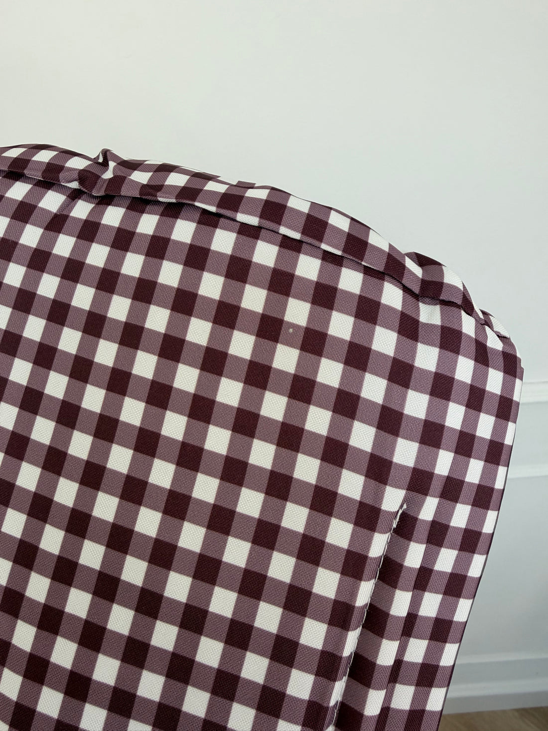 Mulberry Gingham 2 in 1 Cushion - Defect