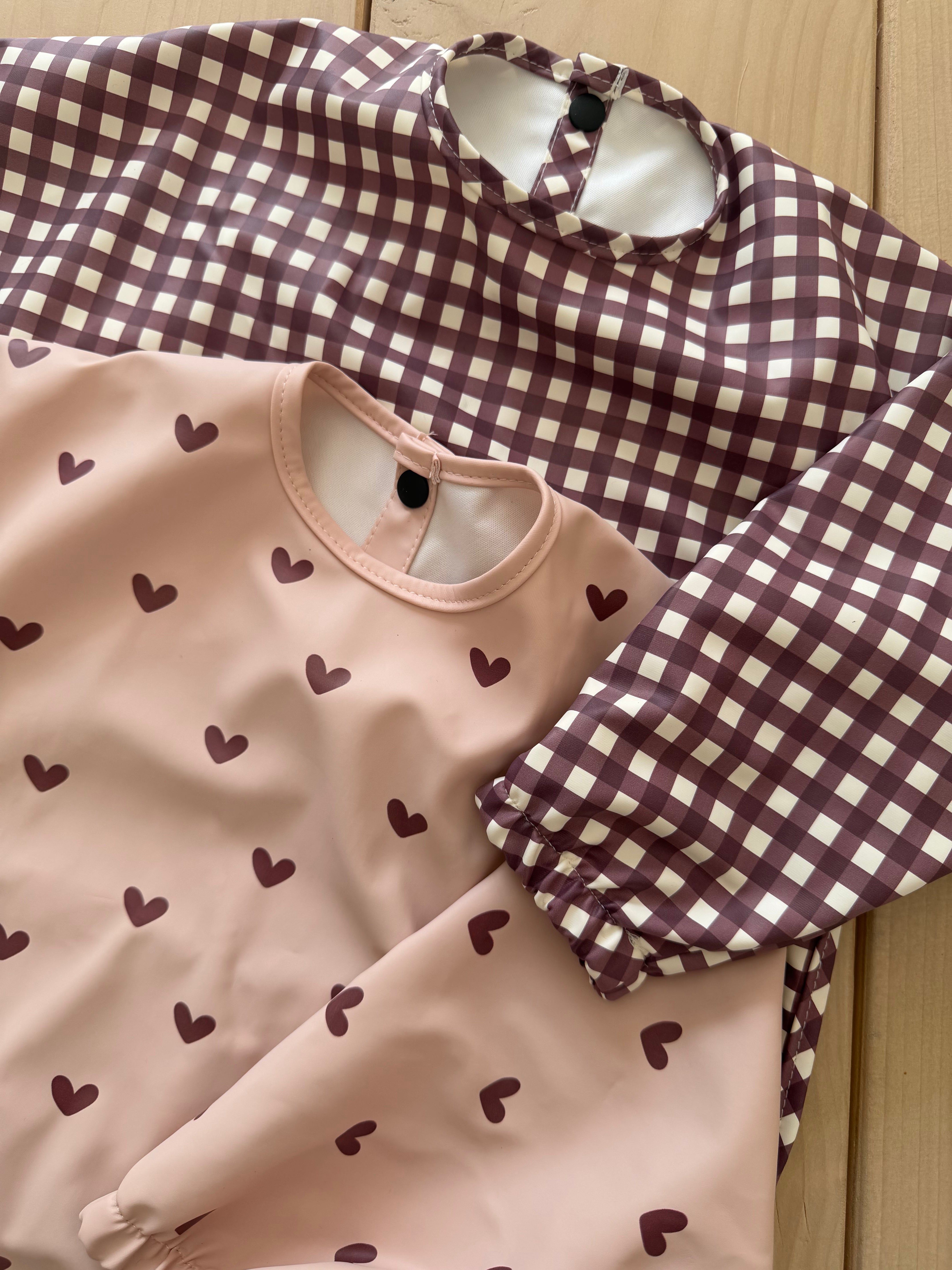 Pink Heart/Mulberry Gingham Bundle