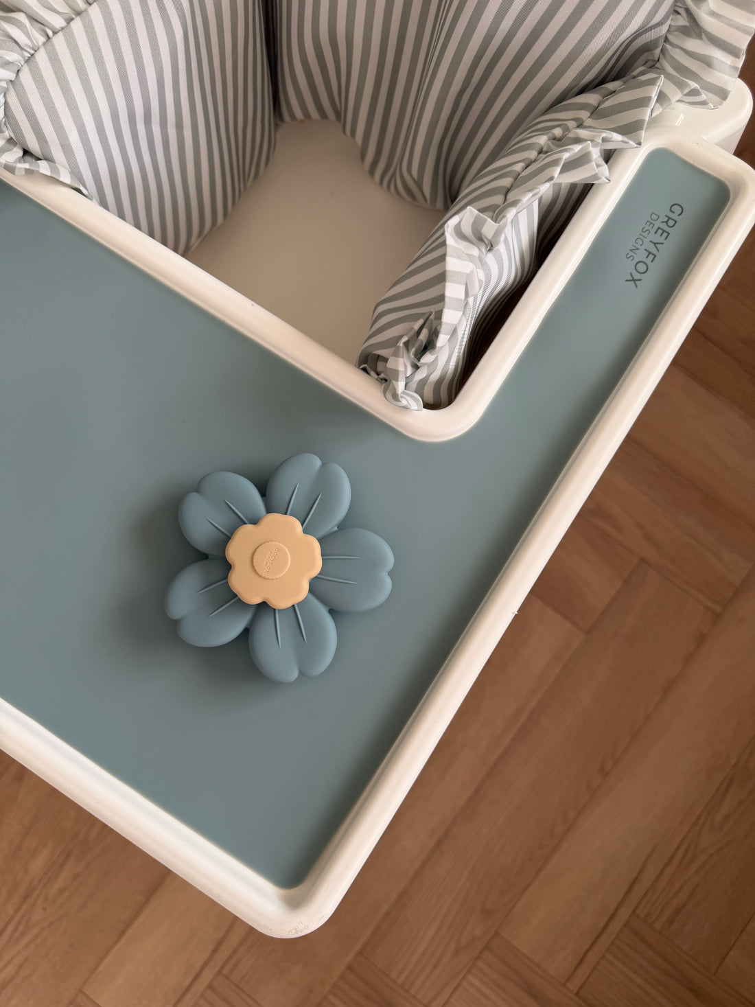 Blue Flower Spinner Toy