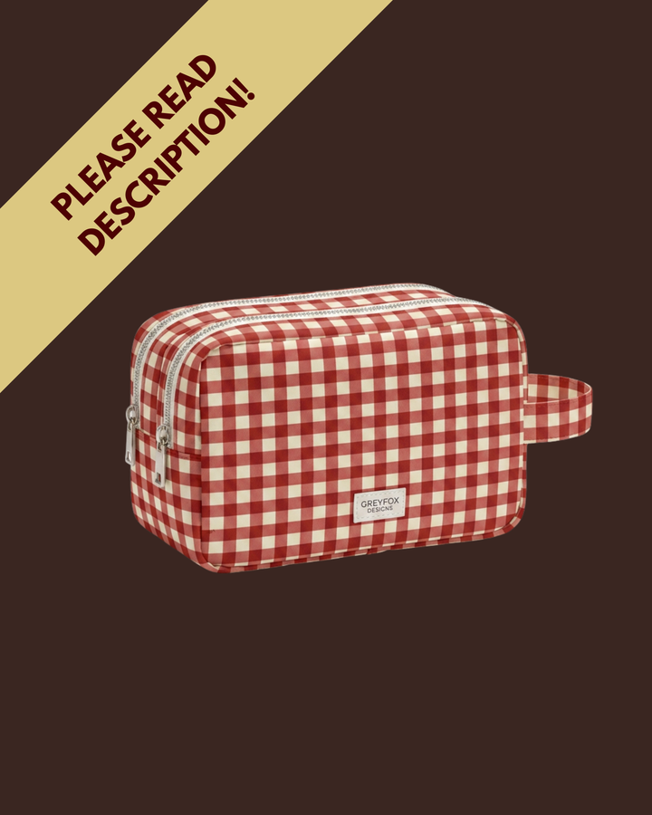Wipe Pouch - Berry Gingham