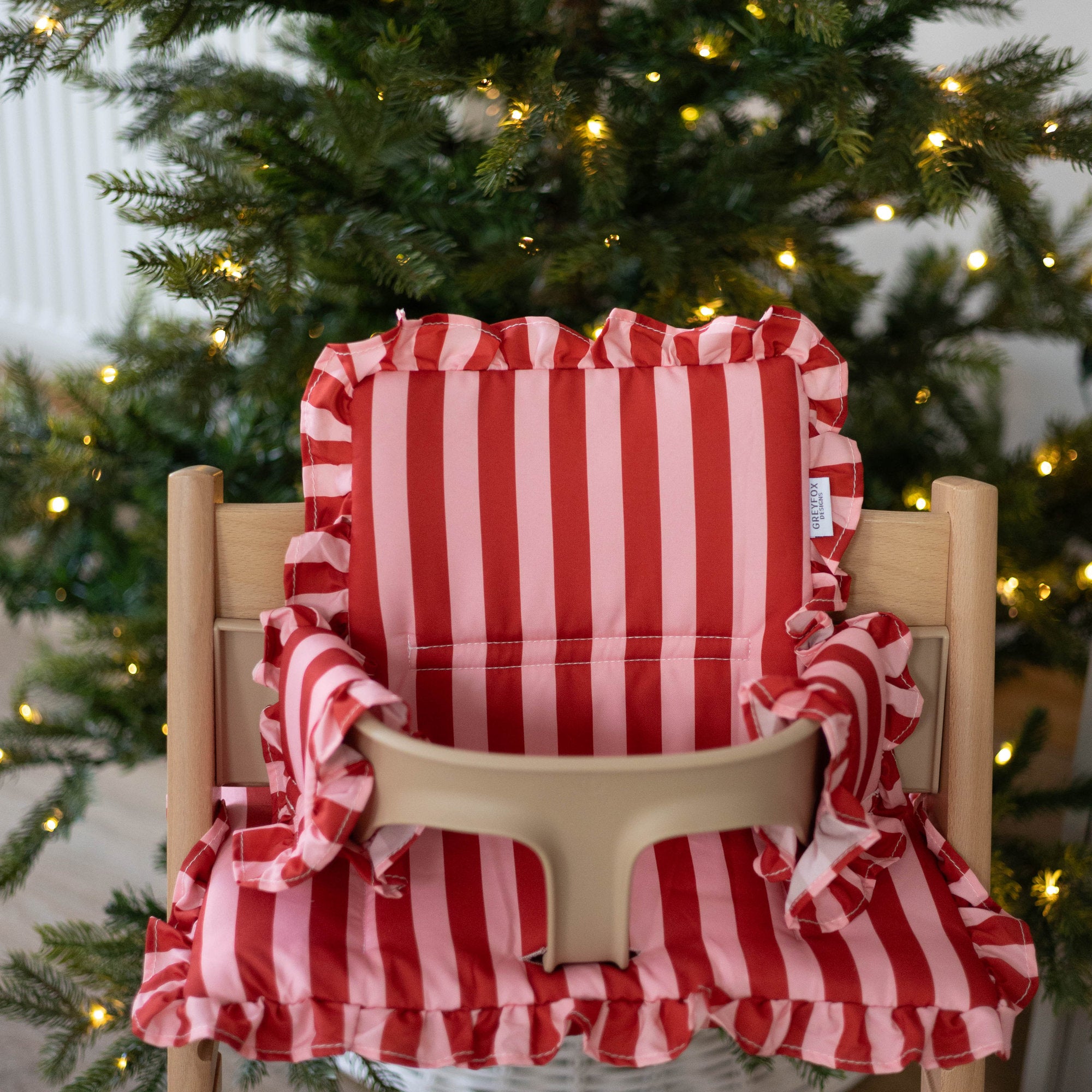 Raspberry Ripple Ruffle 2 in 1 Cushion