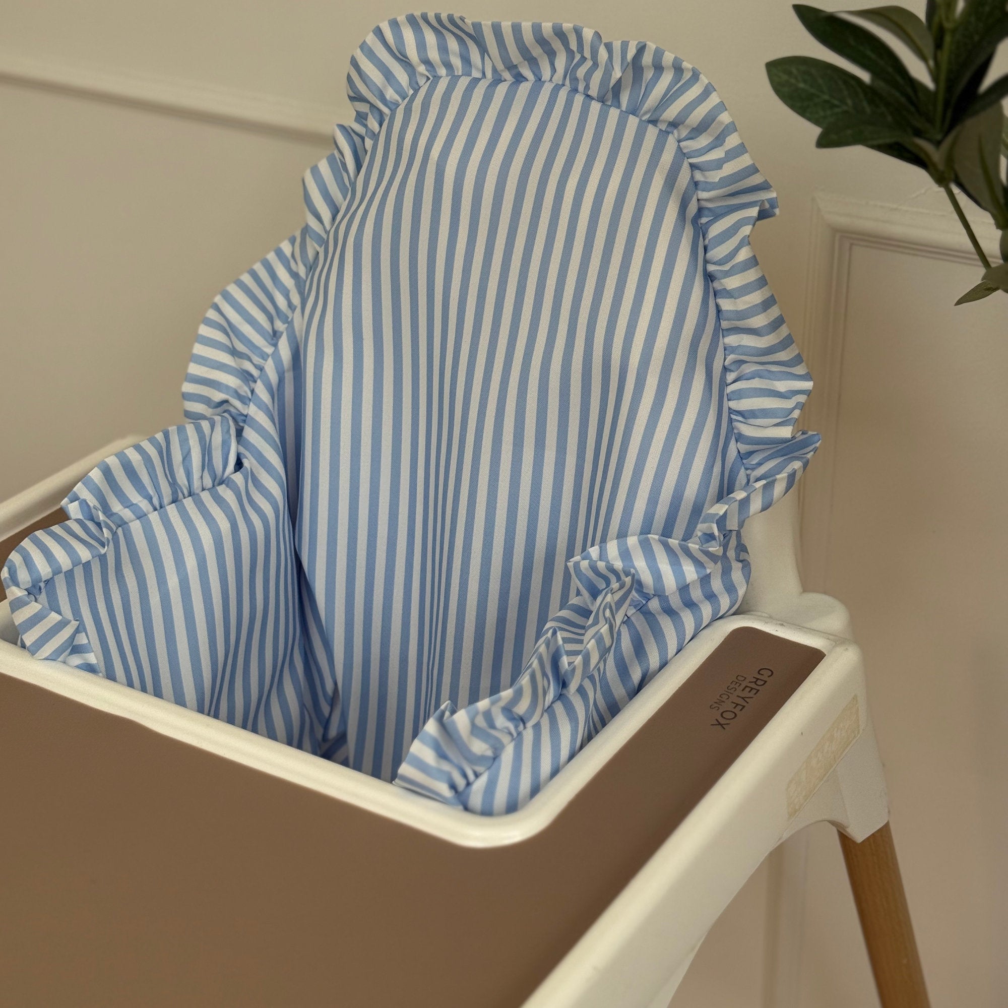 Harbour Blue Stripe Cushion Cover