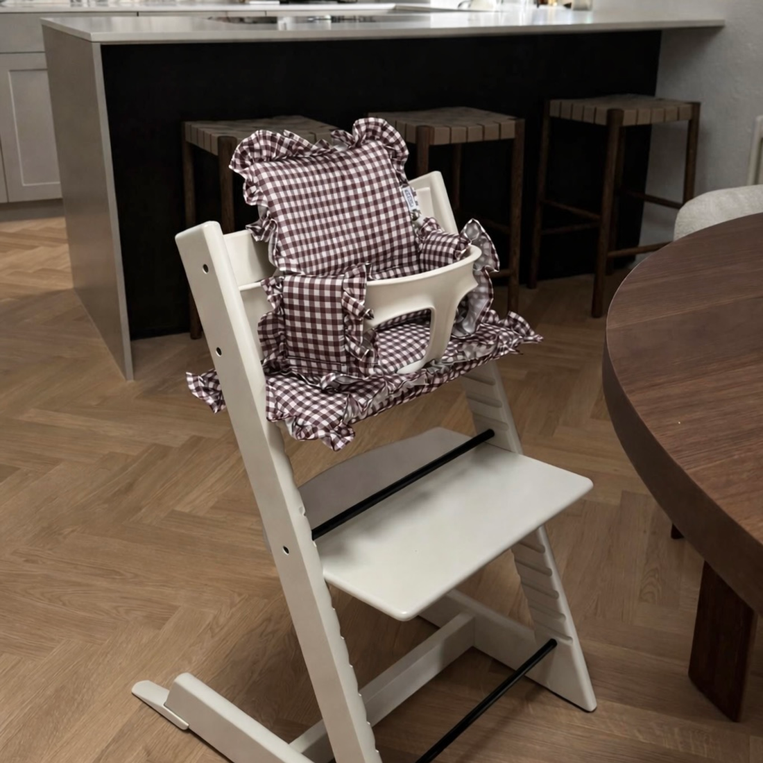 Mulberry Gingham 2 in 1 Cushion