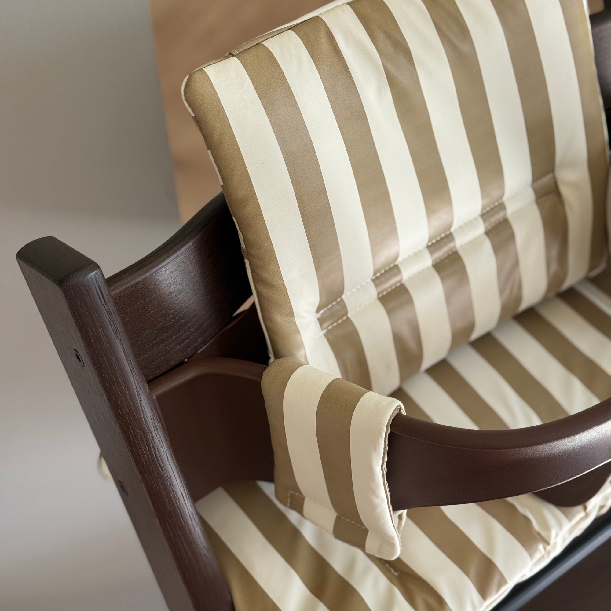 Olive Stripe 2 in 1 Cushion