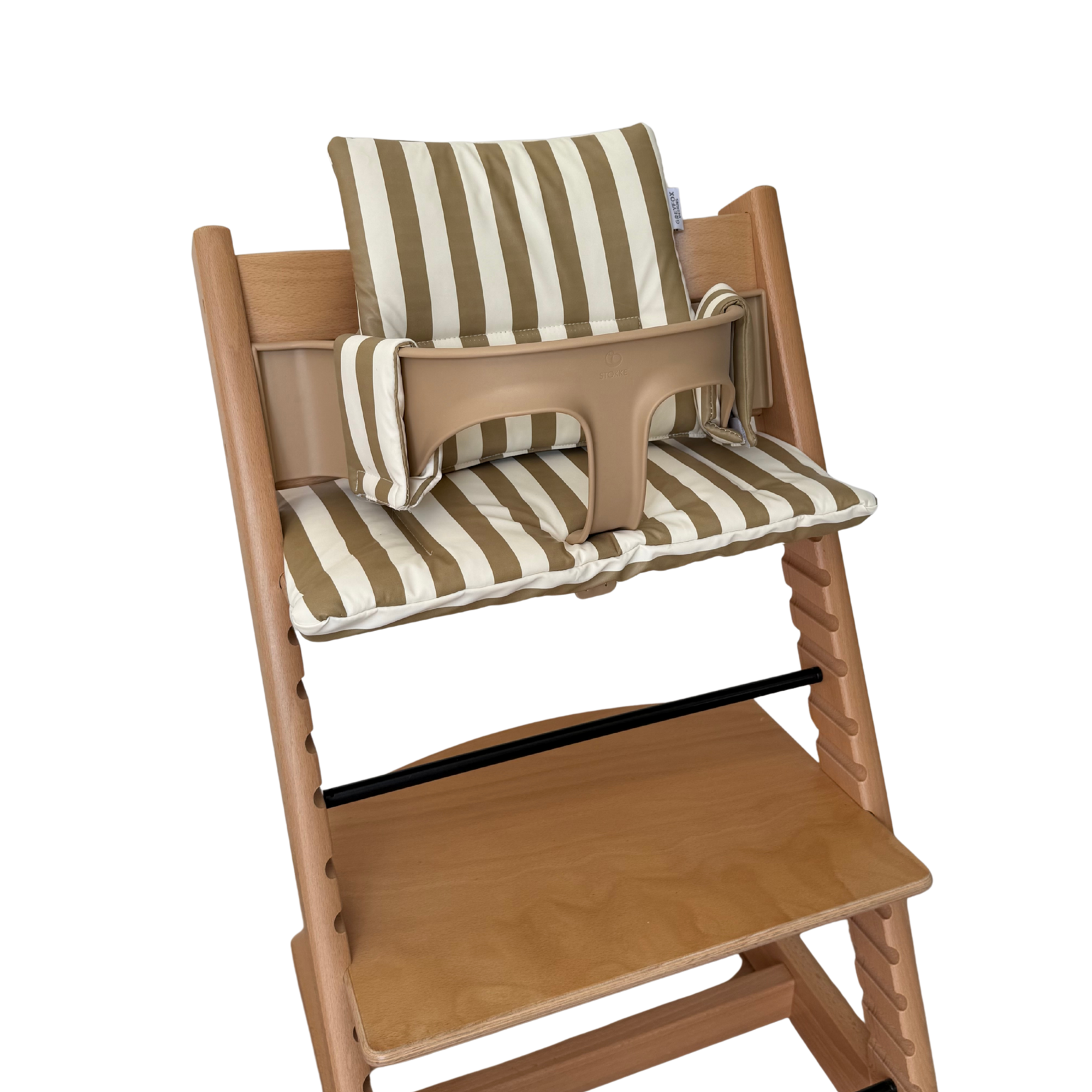 Olive Stripe 2 in 1 Cushion