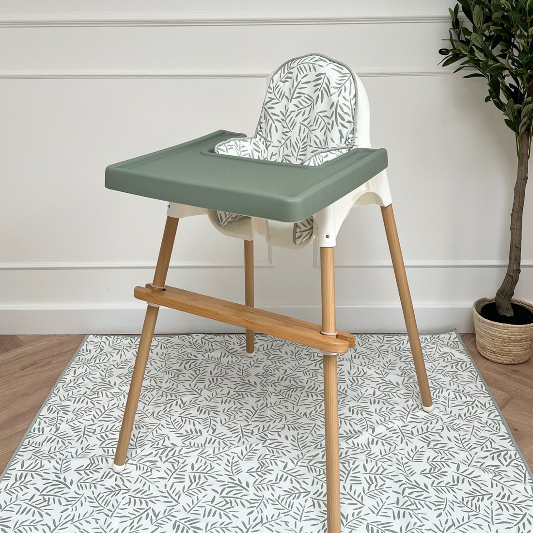 Floral Sage Cushion Cover
