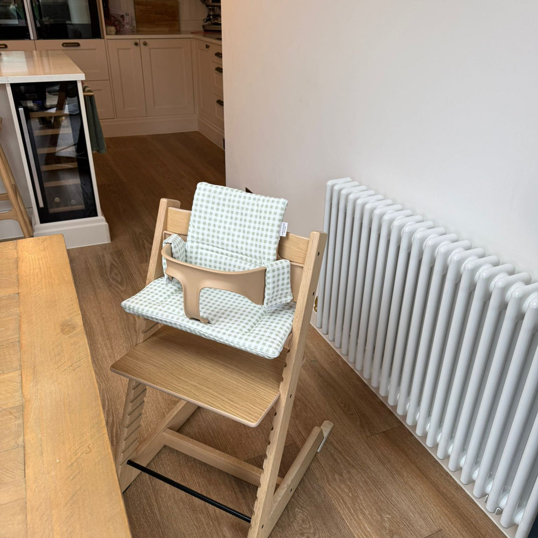 Sage Gingham 2 in 1 Cushion