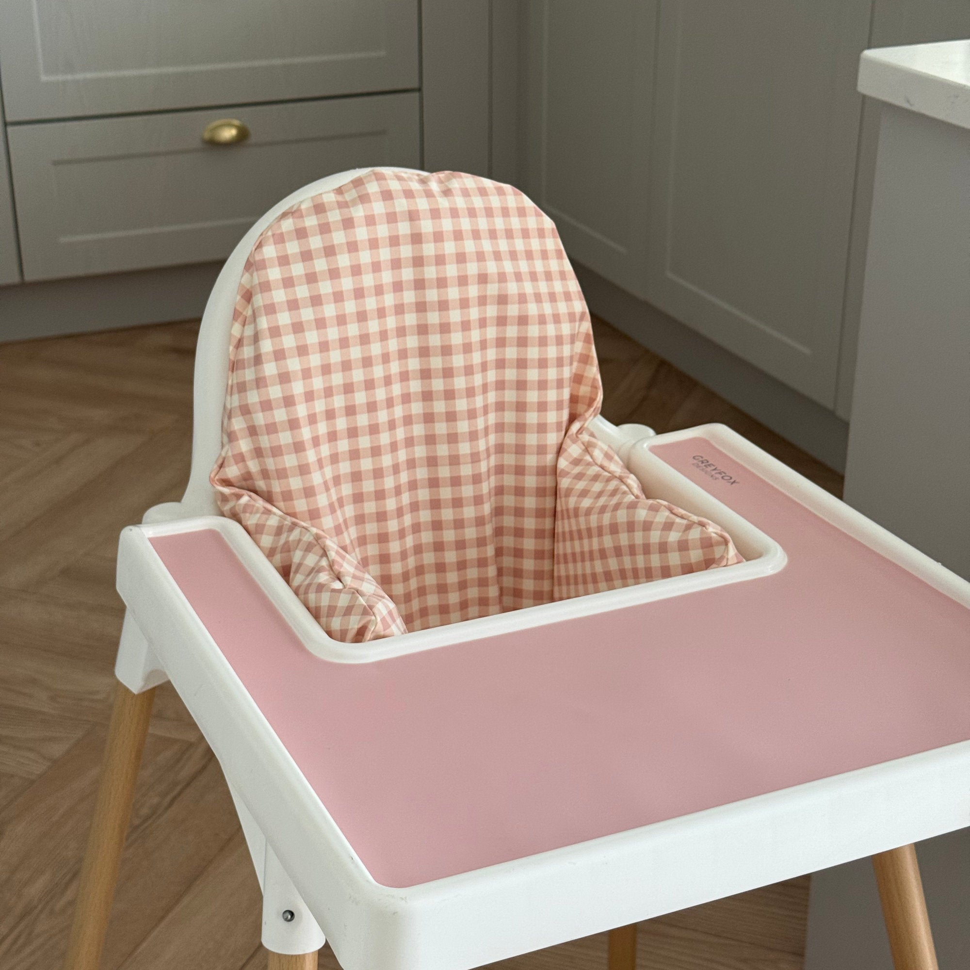 Blush Gingham Cushion Cover