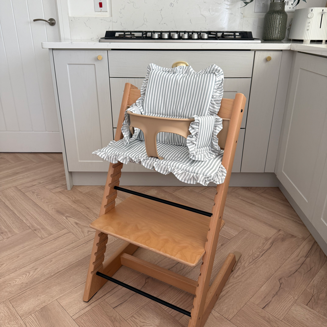 Sage Stripe 2 in 1 Cushion