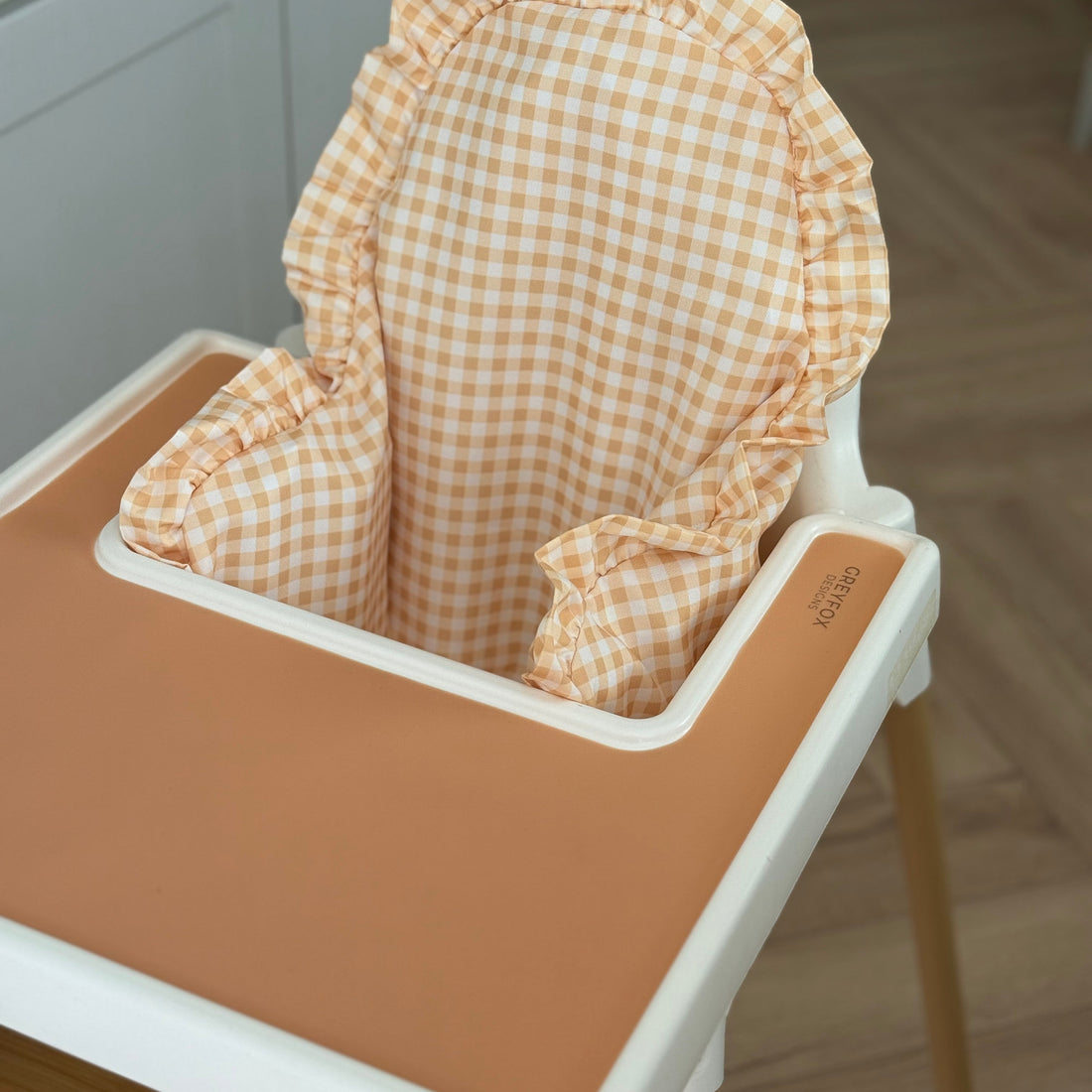 Lemon Gingham Cushion Cover