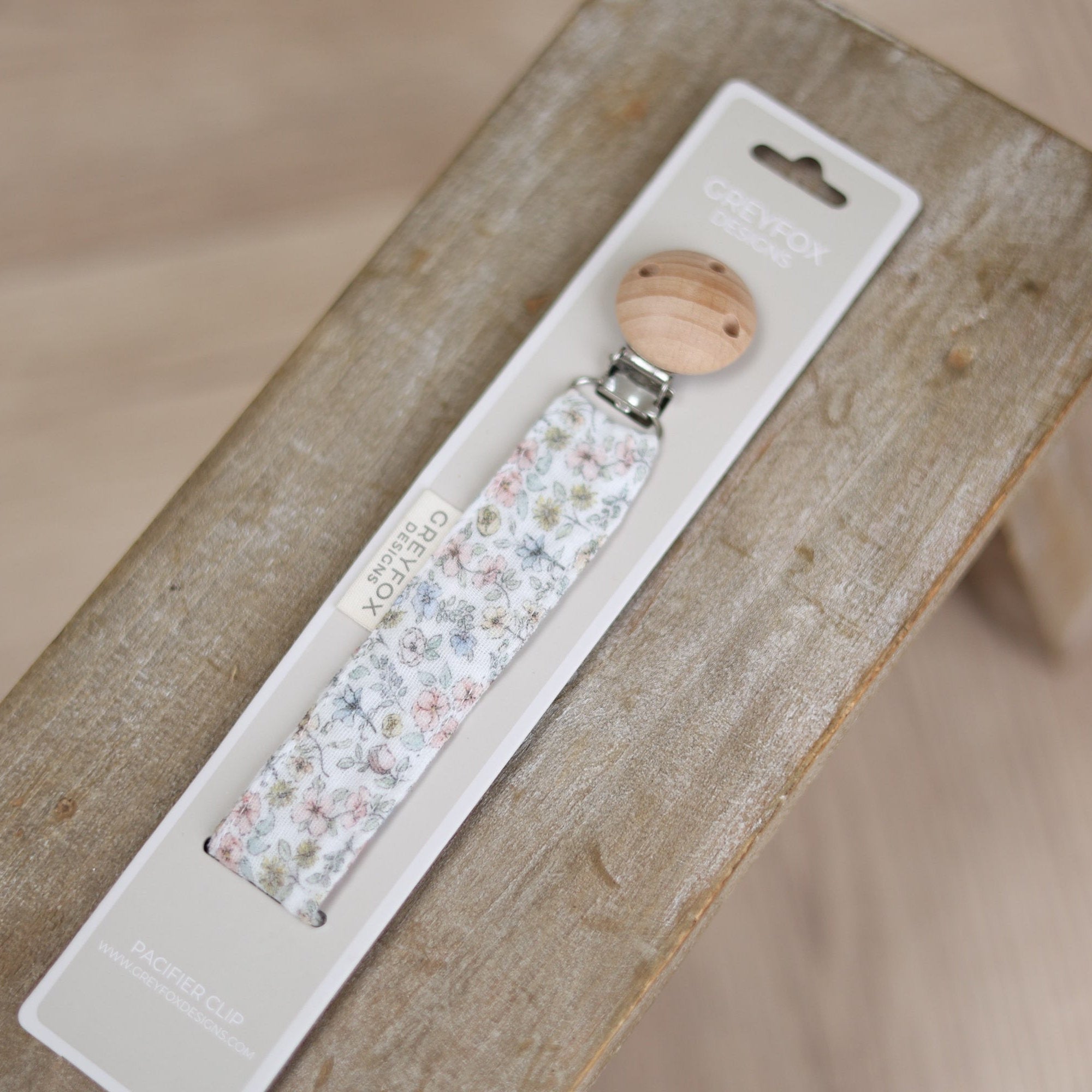 Pacifier Clip - Ditsy Meadow