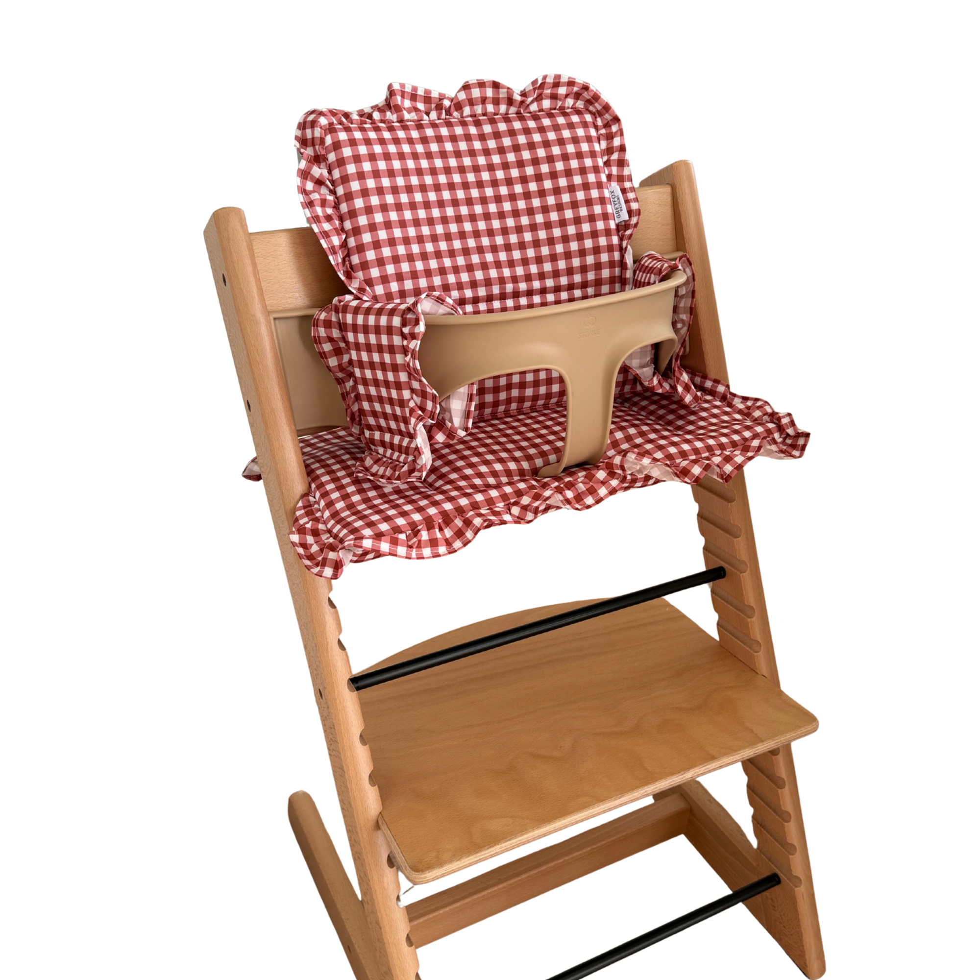 Berry Gingham 2 in 1 Cushion