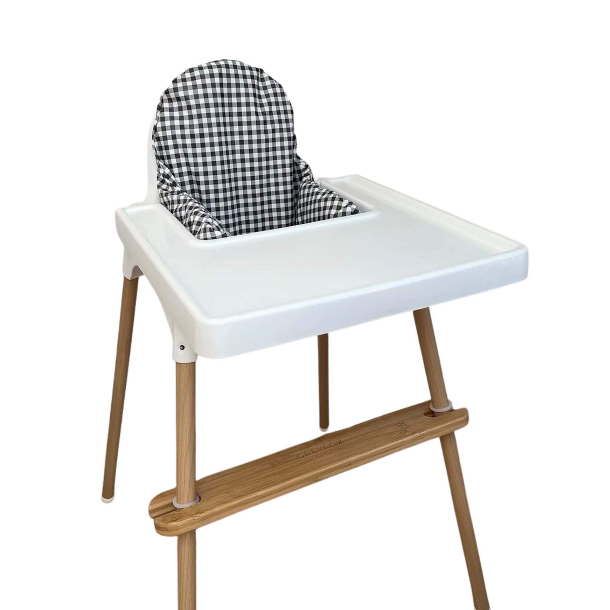 Monochrome Gingham Cushion Cover