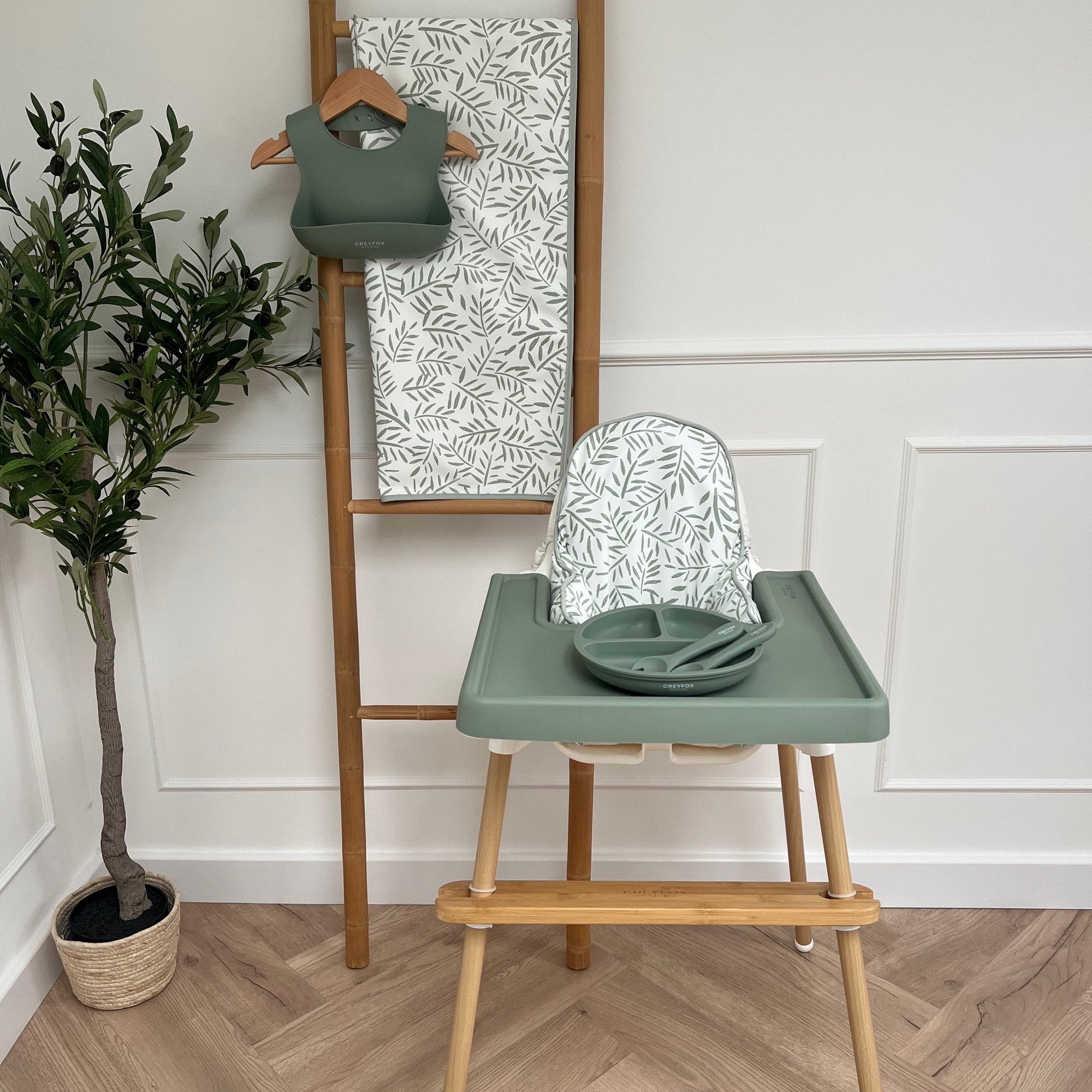 Floral Sage Cushion Cover