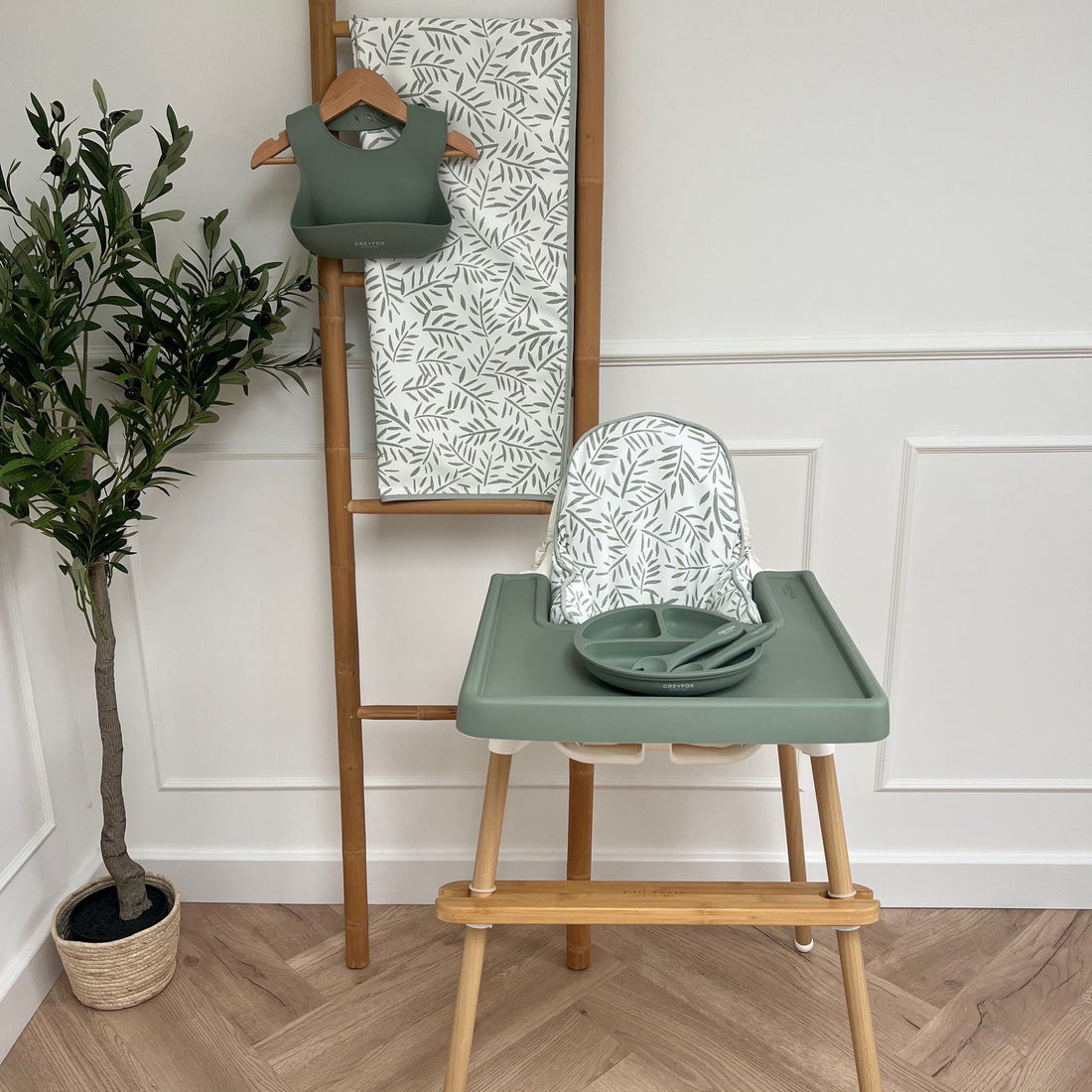 Floral Sage Cushion Cover
