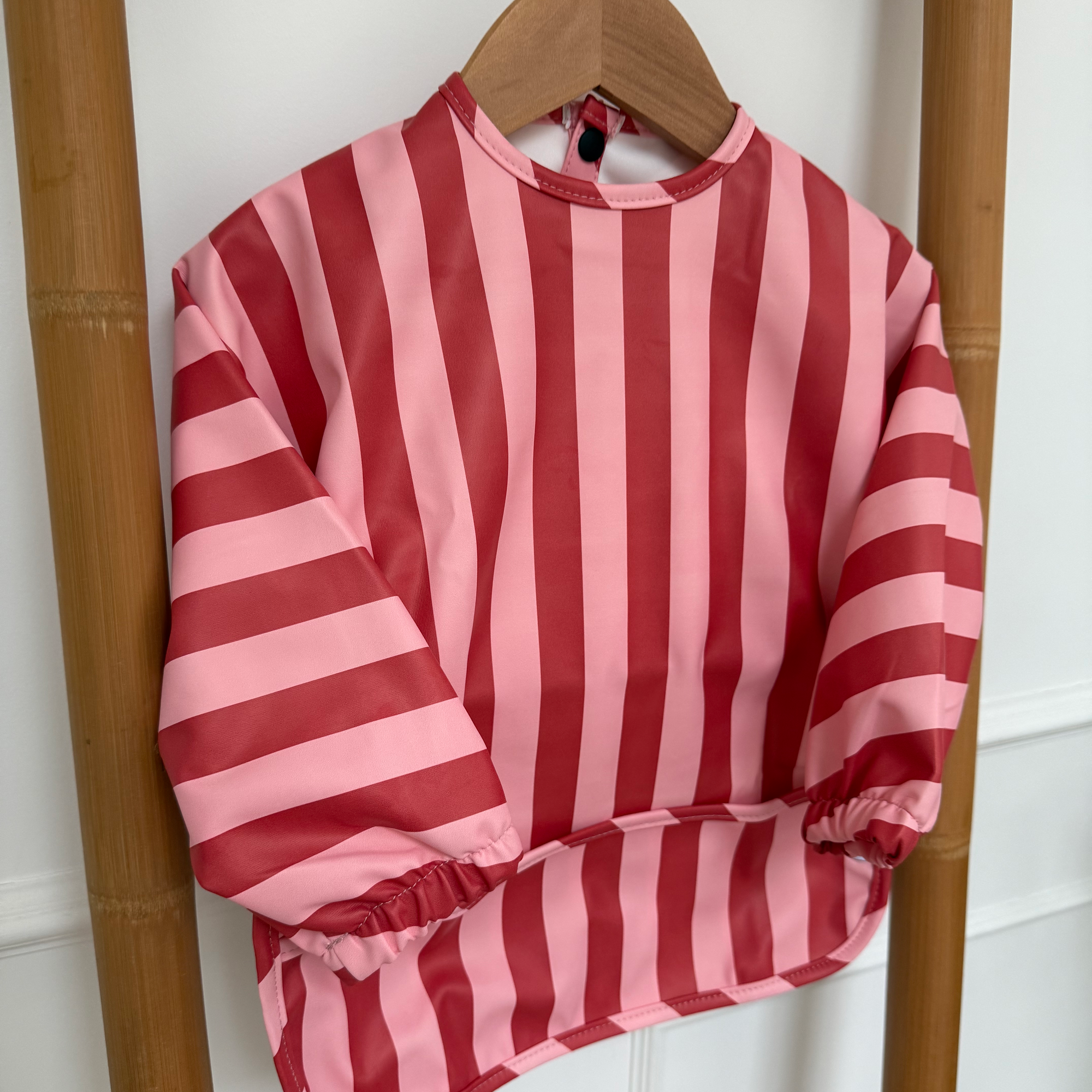 Raspberry Ripple - Long Sleeved Bib