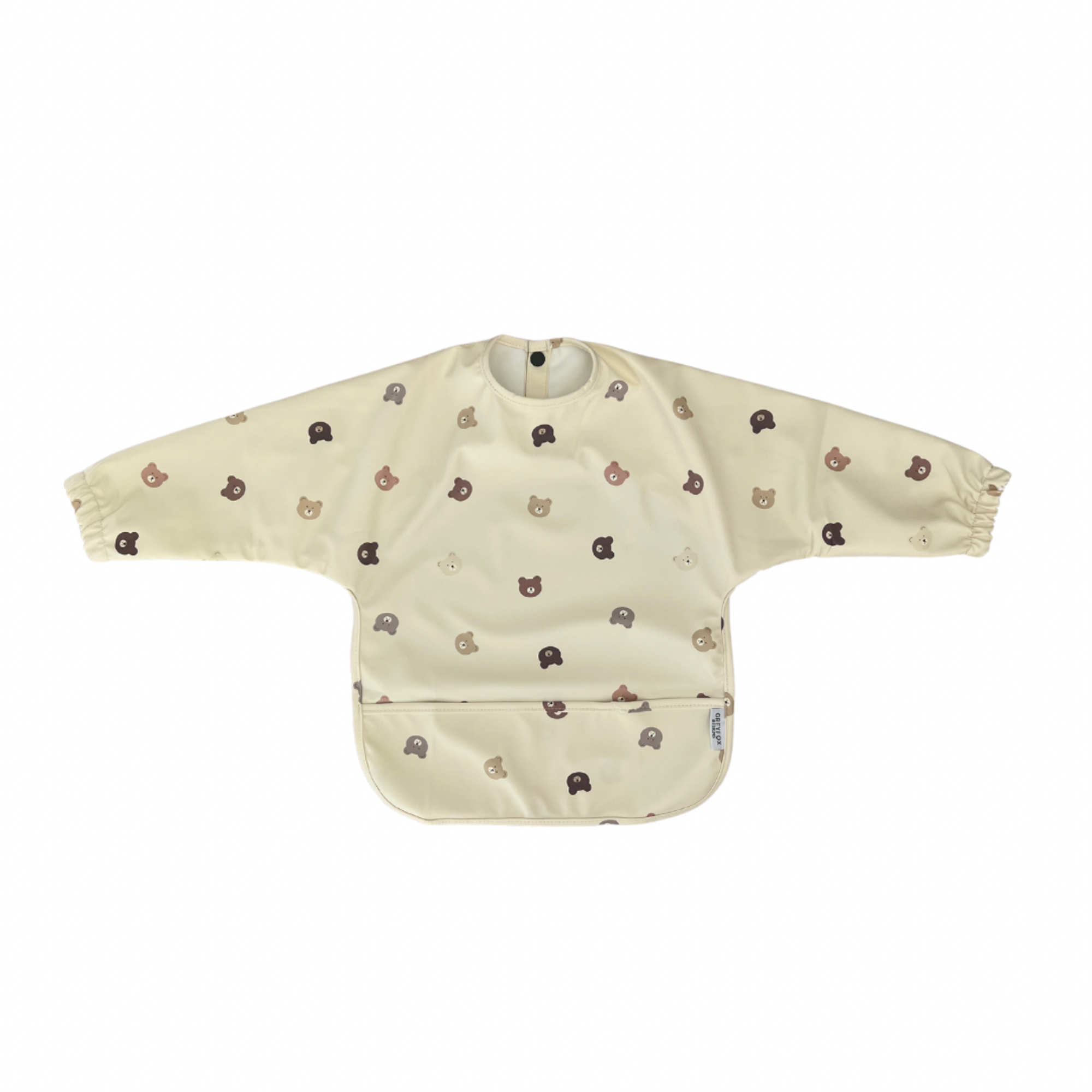 Bertie Bear - Long Sleeved Bib