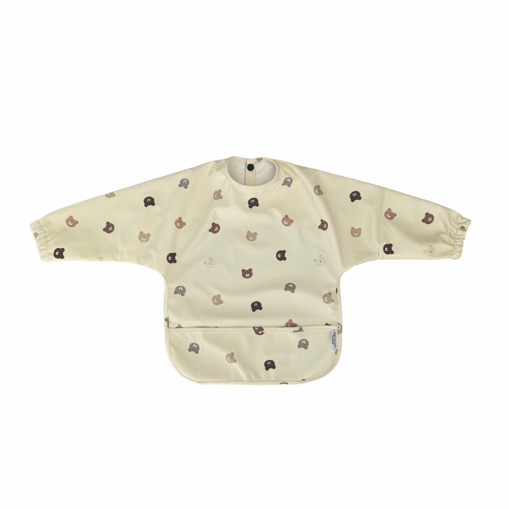 Bertie Bear - Long Sleeved Bib