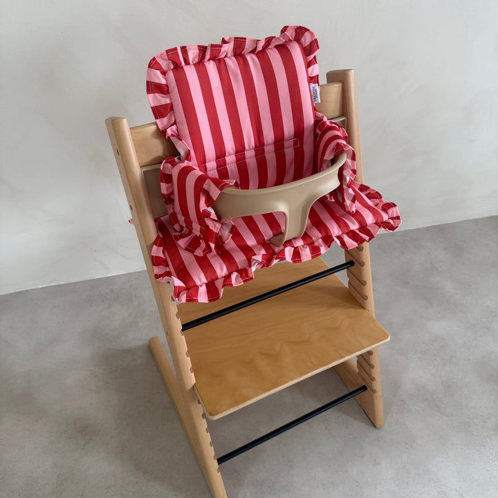 Raspberry Ripple Ruffle 2 in 1 Cushion