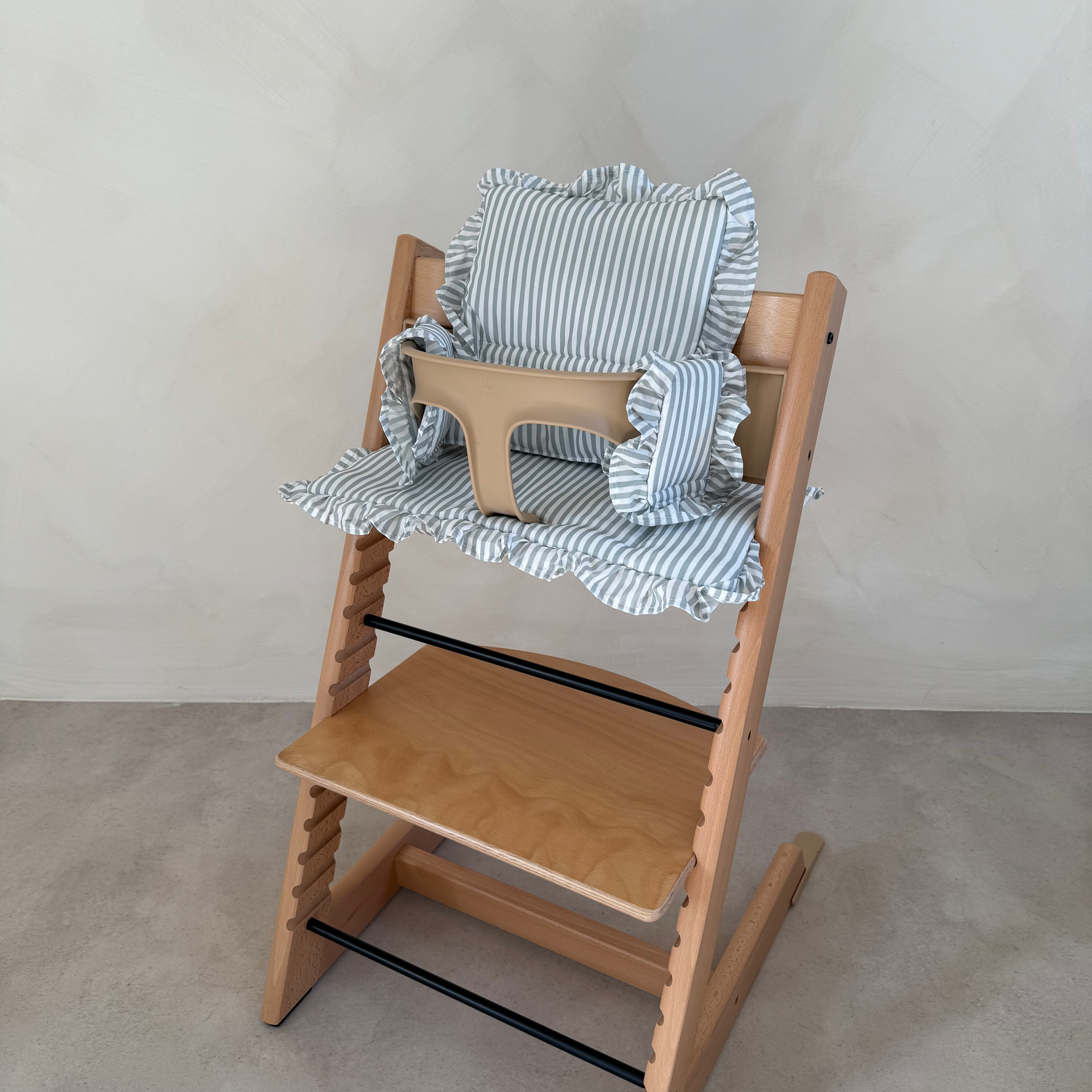 Sage Stripe 2 in 1 Cushion