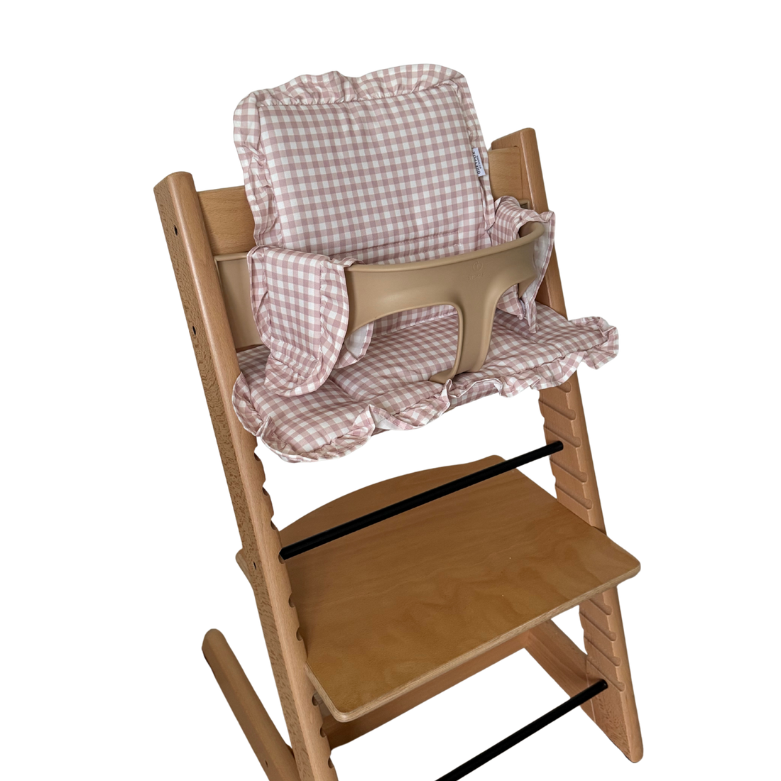 Blush Gingham 2 in 1 Cushion